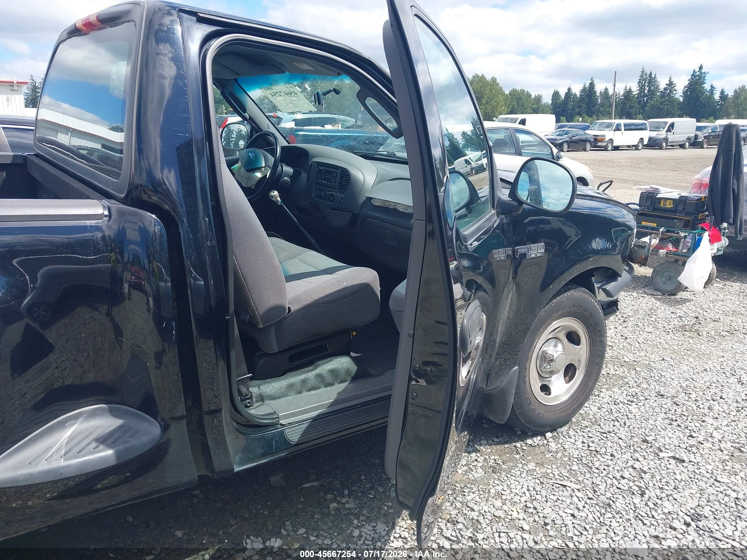 2003 Ford F-150 Xl/xlt Black vin: 1FTRF07293KD64245