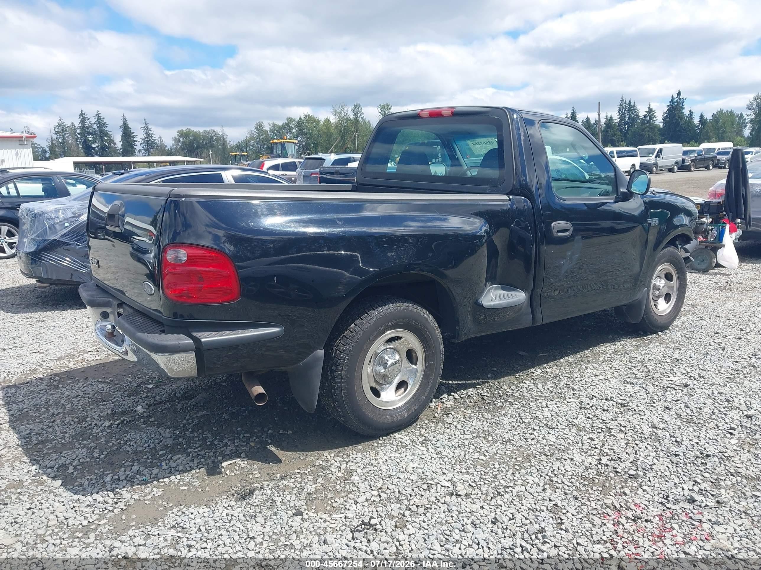 2003 Ford F-150 Xl/xlt Black vin: 1FTRF07293KD64245