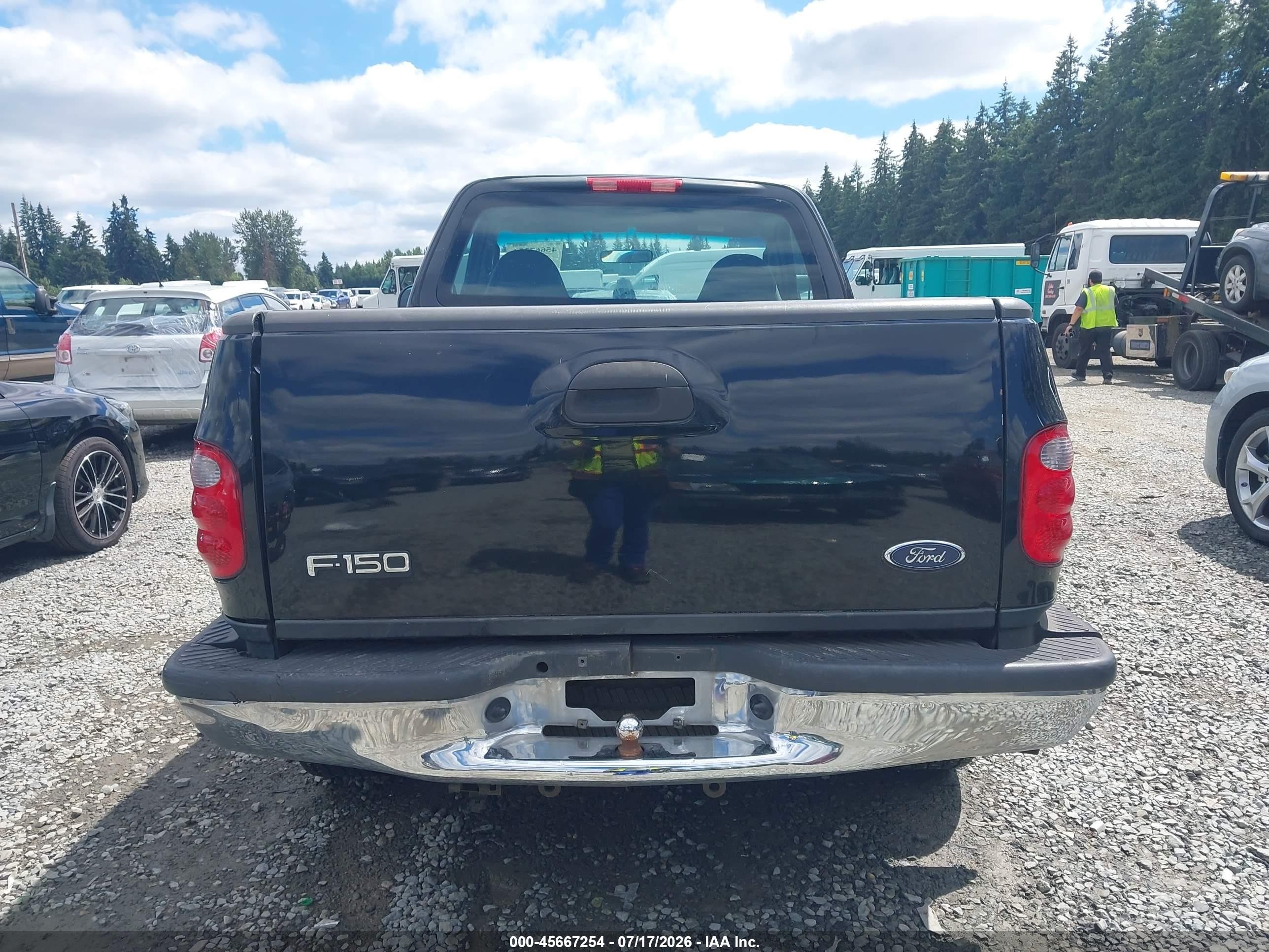 2003 Ford F-150 Xl/xlt Black vin: 1FTRF07293KD64245