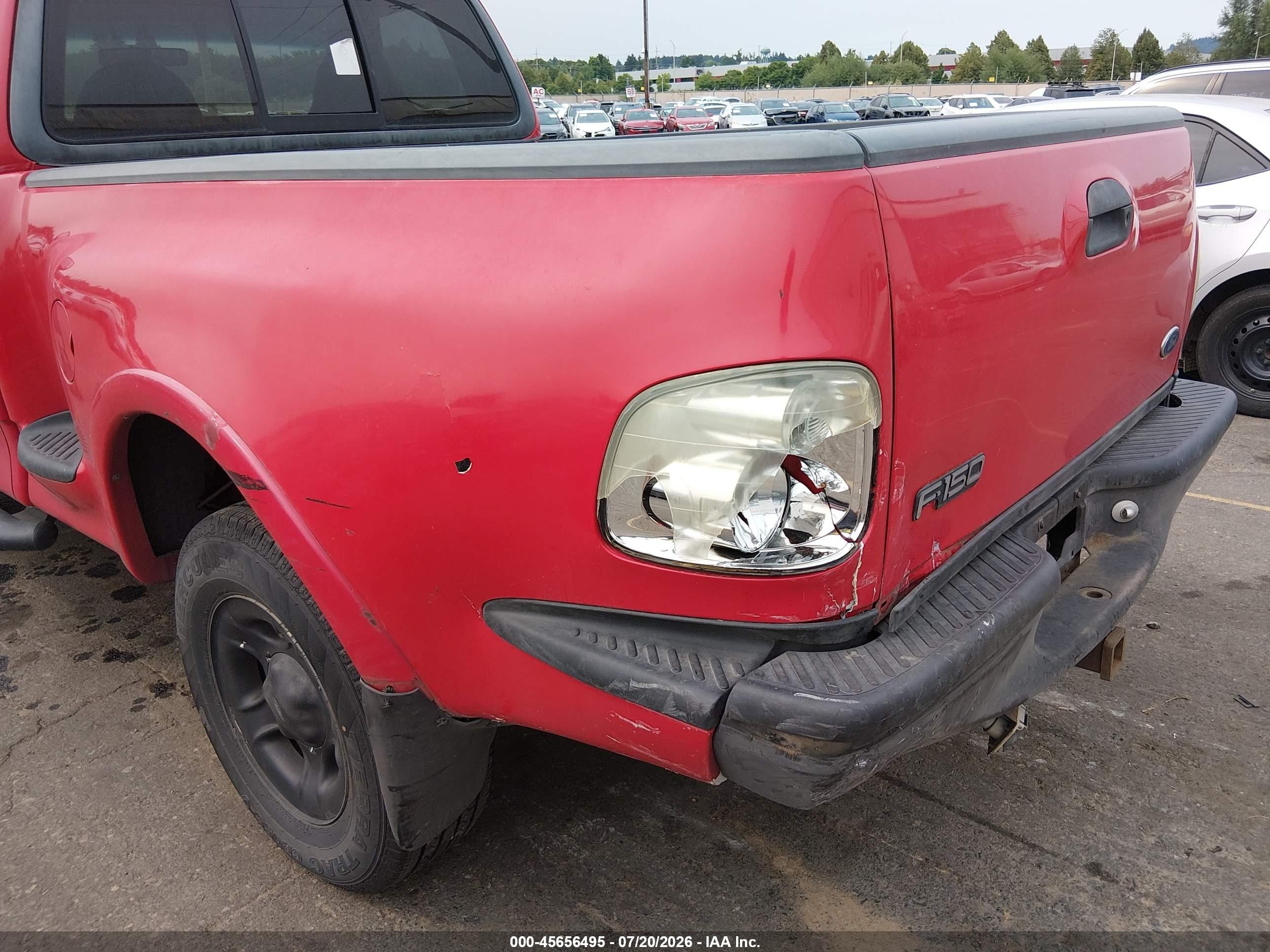 1999 Ford F-150 Lariat/xl/xlt Red vin: 1FTRF08W3XKB20808