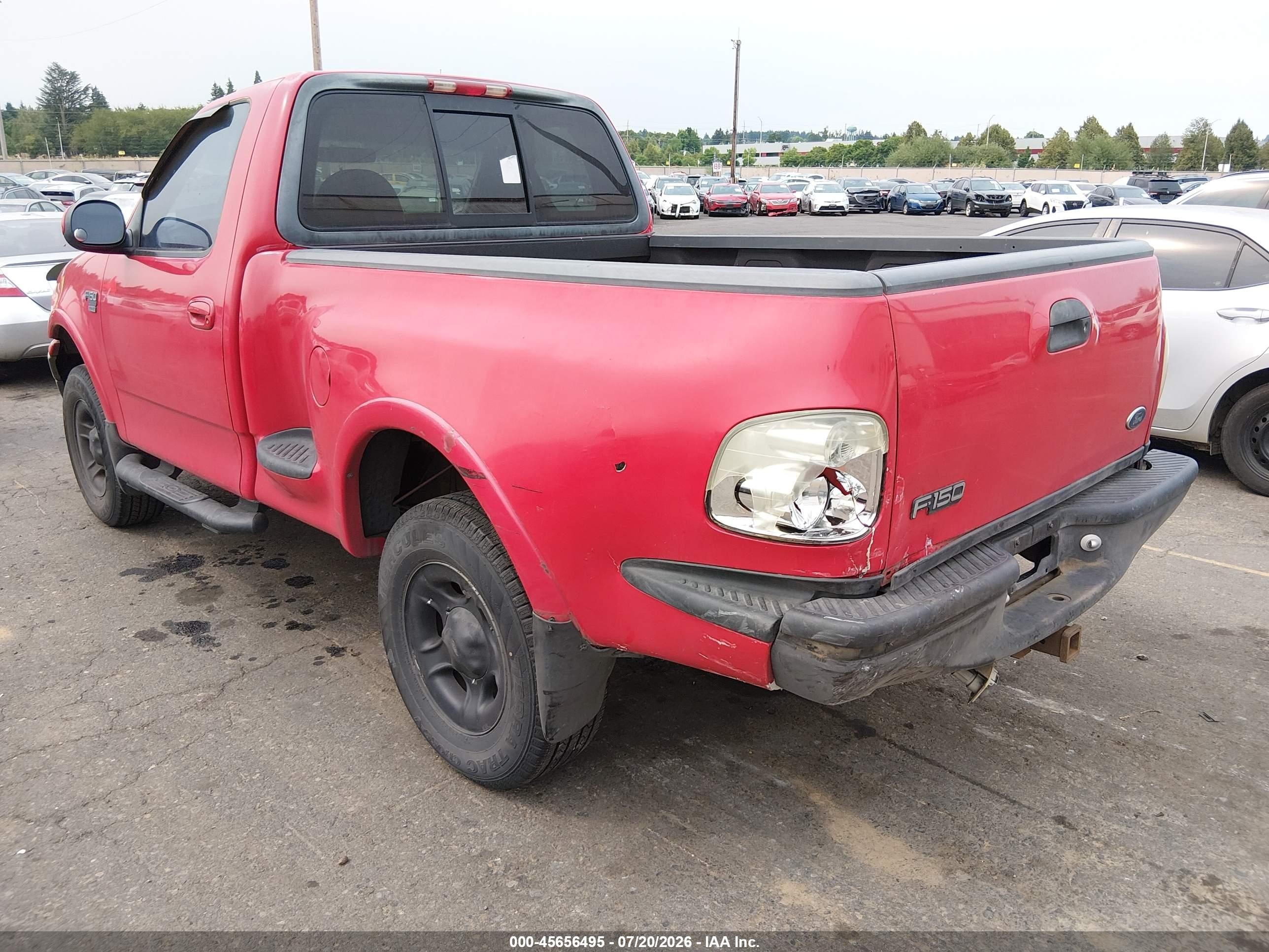 1999 Ford F-150 Lariat/xl/xlt Red vin: 1FTRF08W3XKB20808