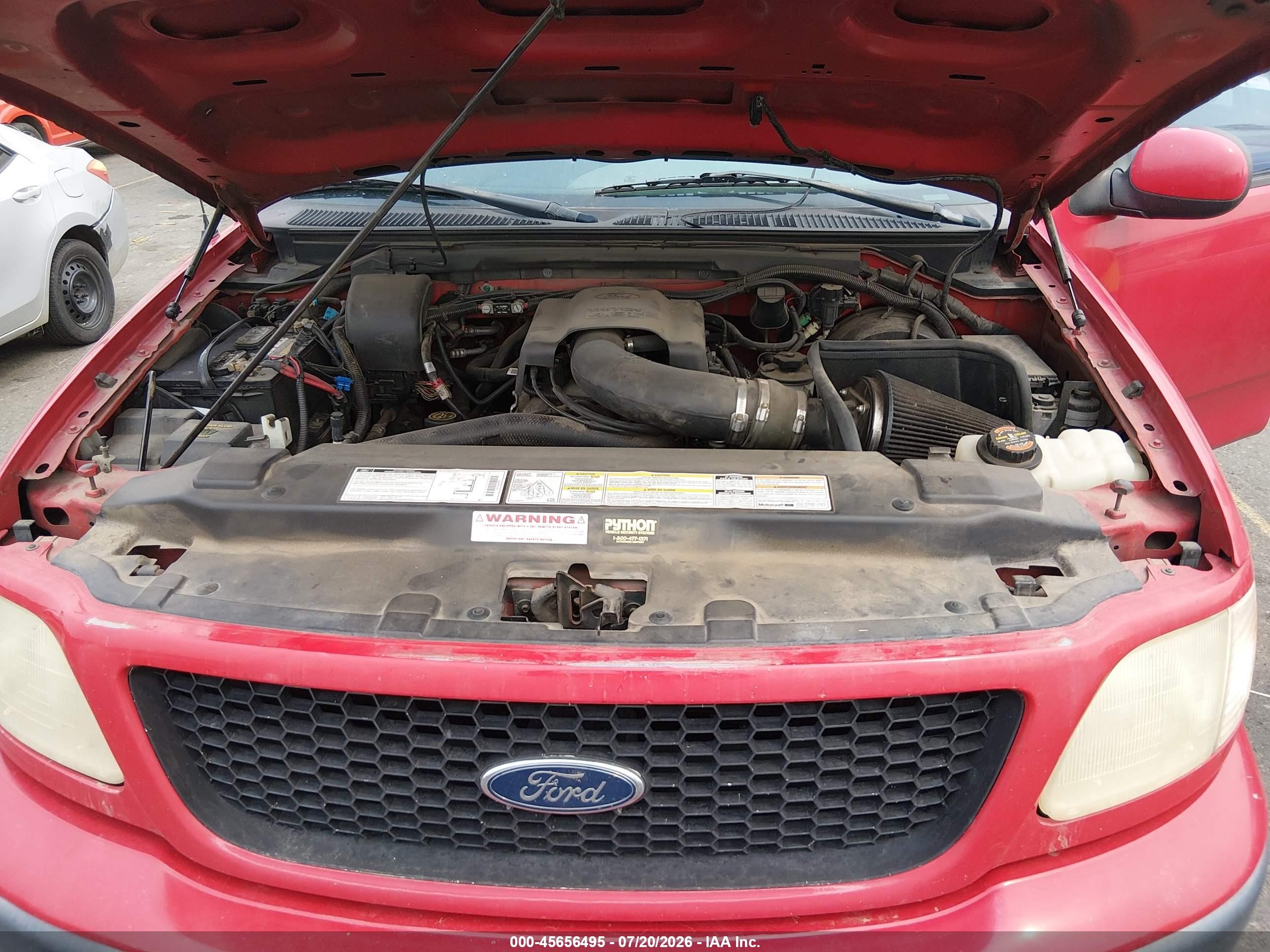 1999 Ford F-150 Lariat/xl/xlt Red vin: 1FTRF08W3XKB20808