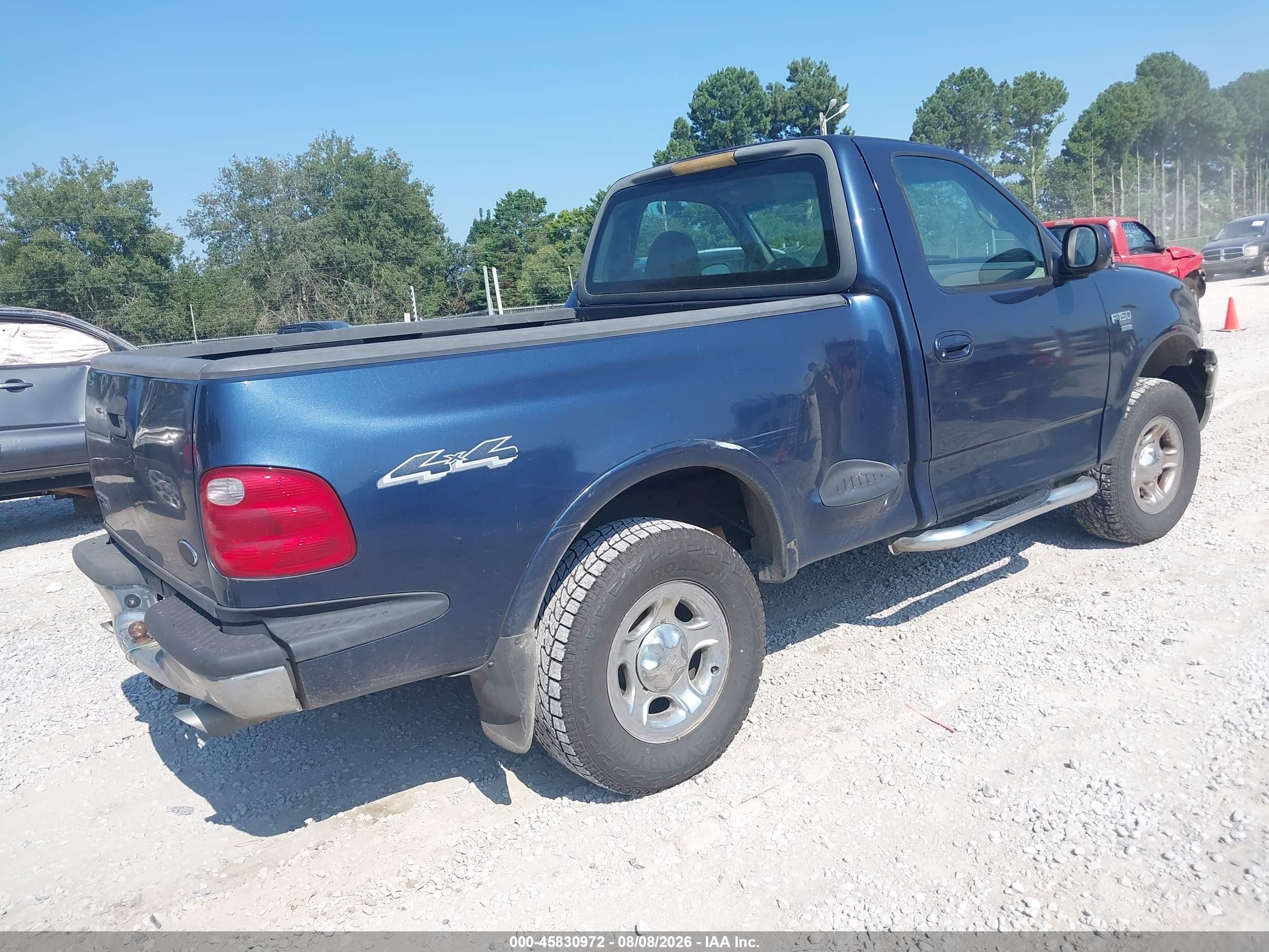 2002 Ford F-150 Xl/xlt Blue vin: 1FTRF08W82KB04905