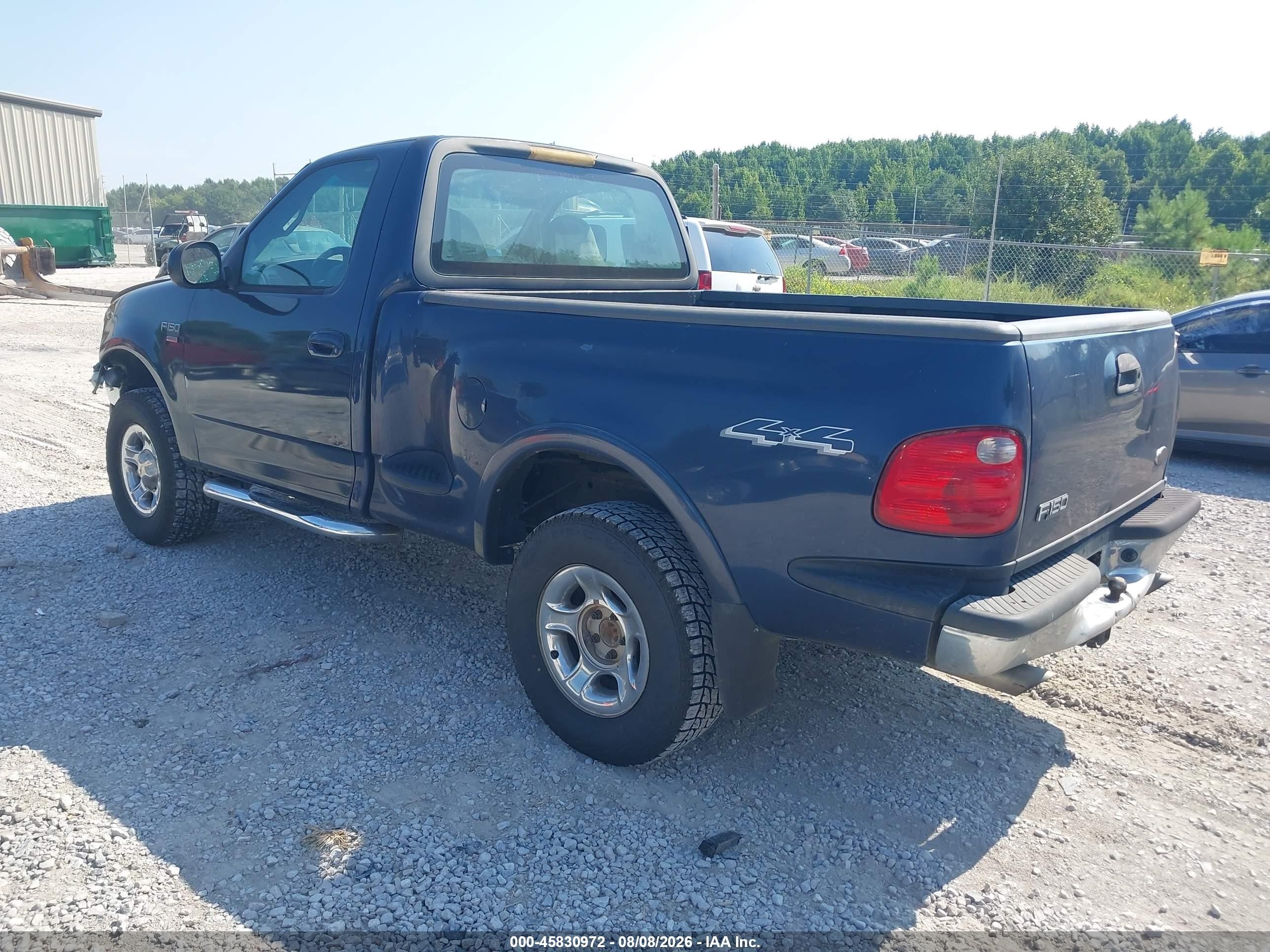 2002 Ford F-150 Xl/xlt Blue vin: 1FTRF08W82KB04905