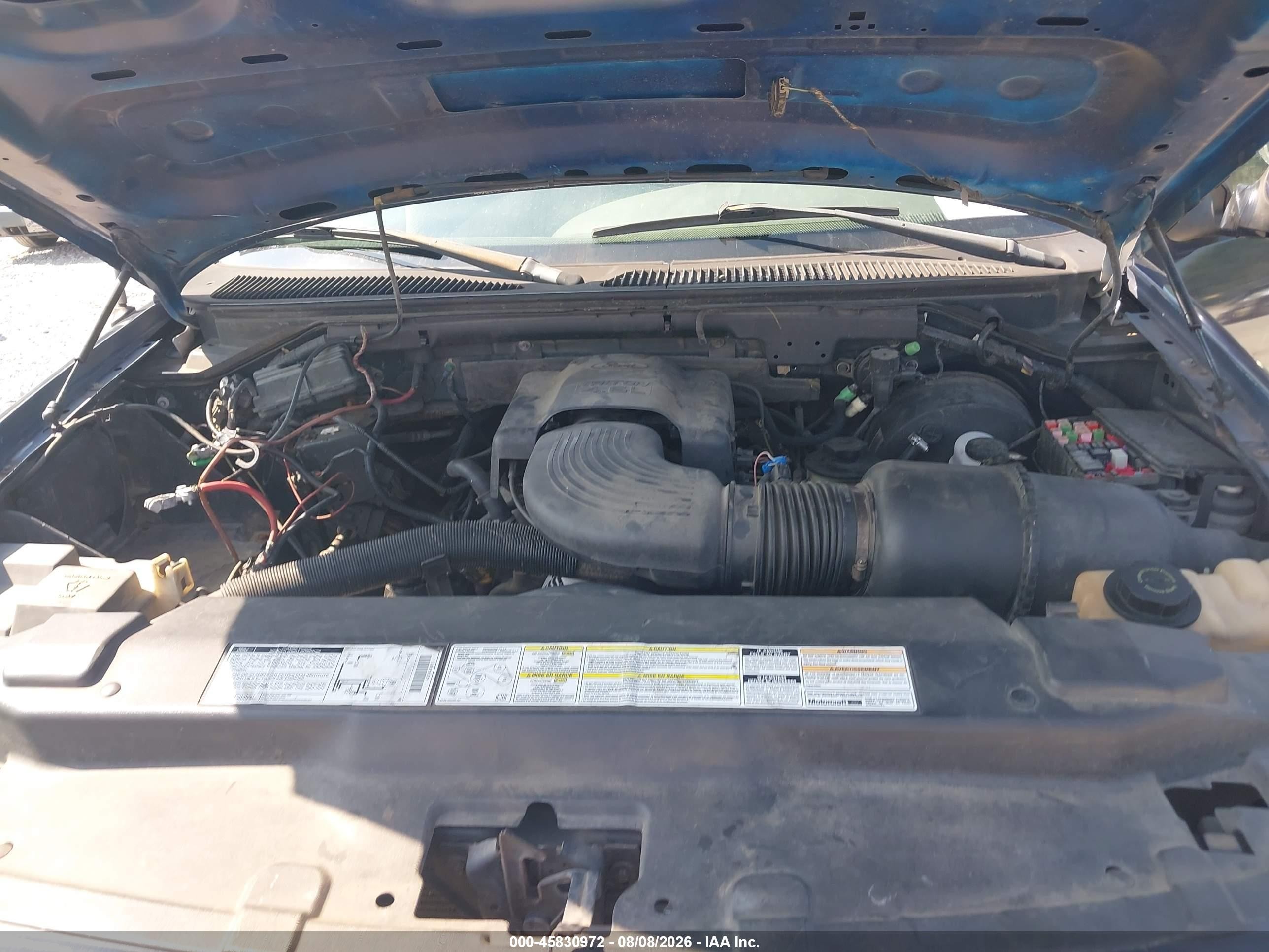 2002 Ford F-150 Xl/xlt Blue vin: 1FTRF08W82KB04905