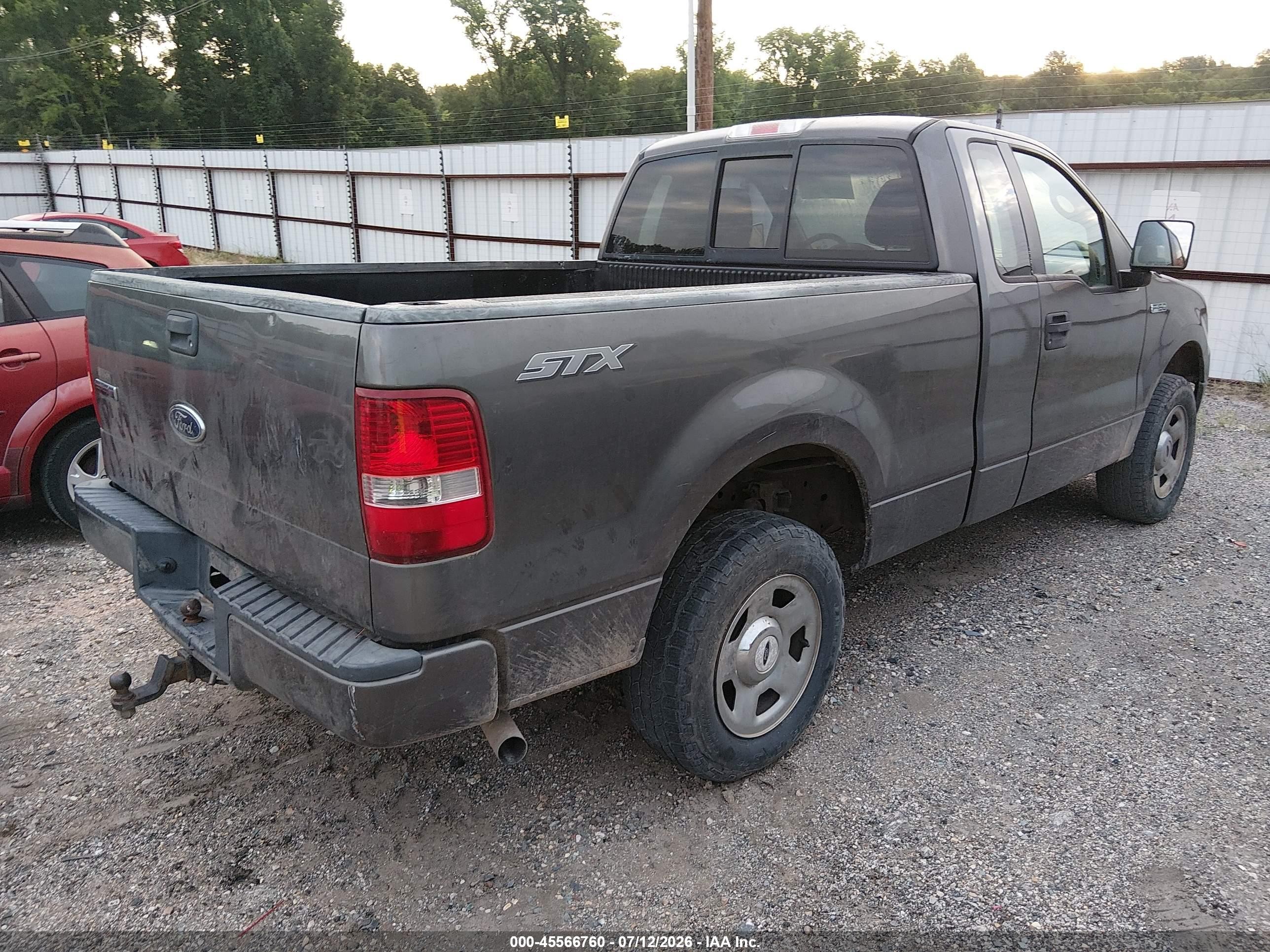 2005 Ford F-150 Stx/xl/xlt Gray vin: 1FTRF12205KC33916