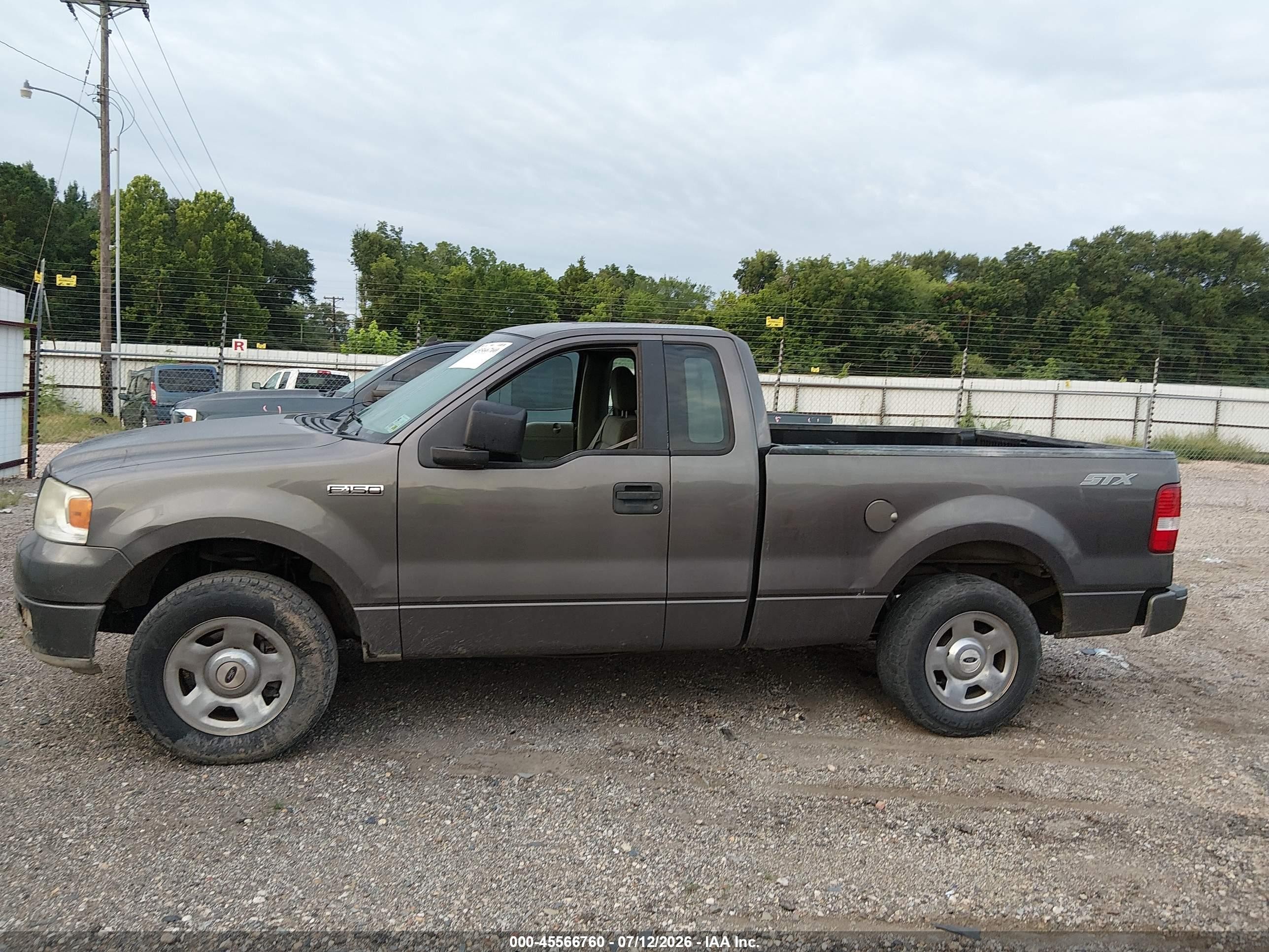 2005 Ford F-150 Stx/xl/xlt Gray vin: 1FTRF12205KC33916