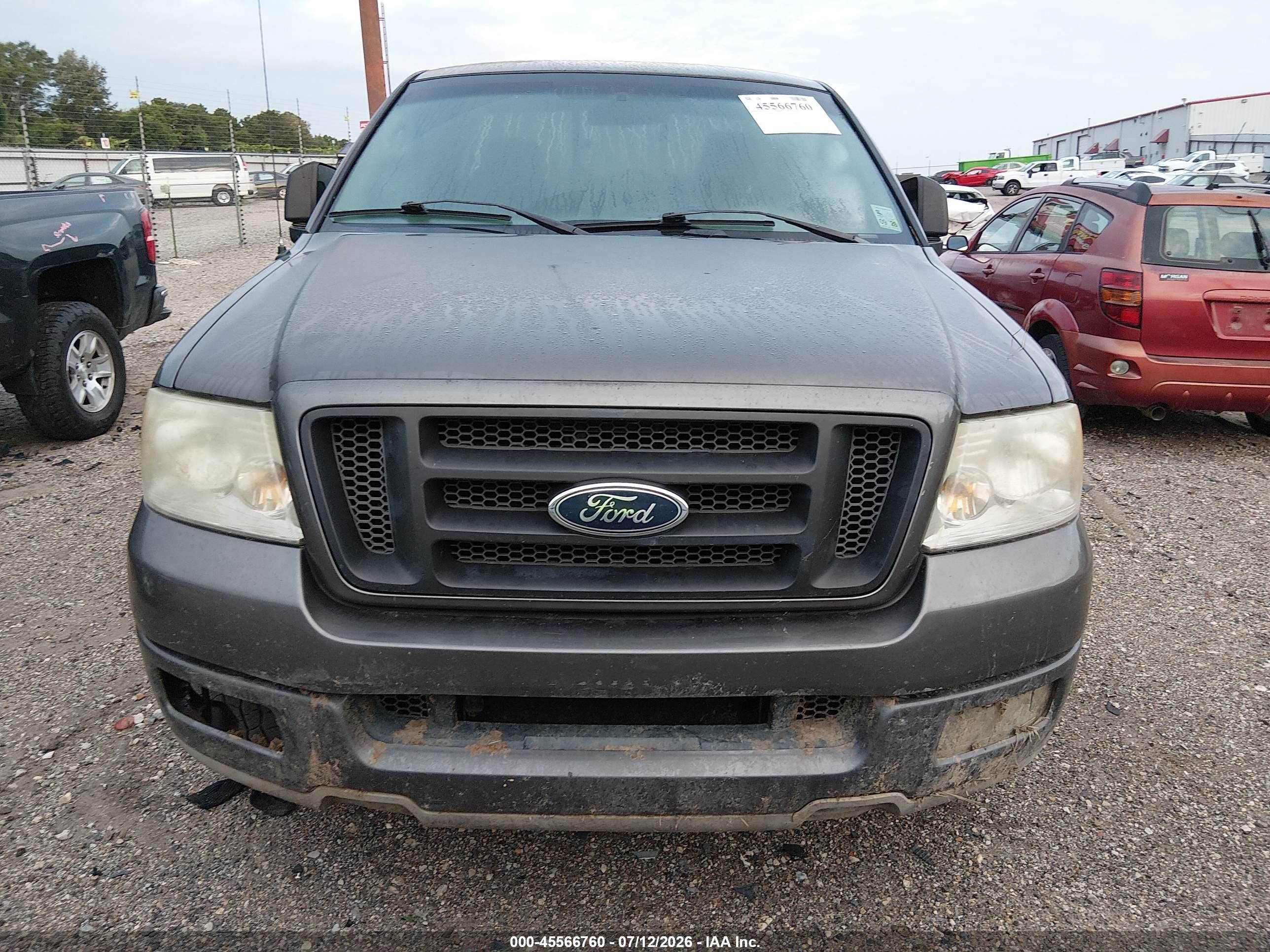 2005 Ford F-150 Stx/xl/xlt Gray vin: 1FTRF12205KC33916