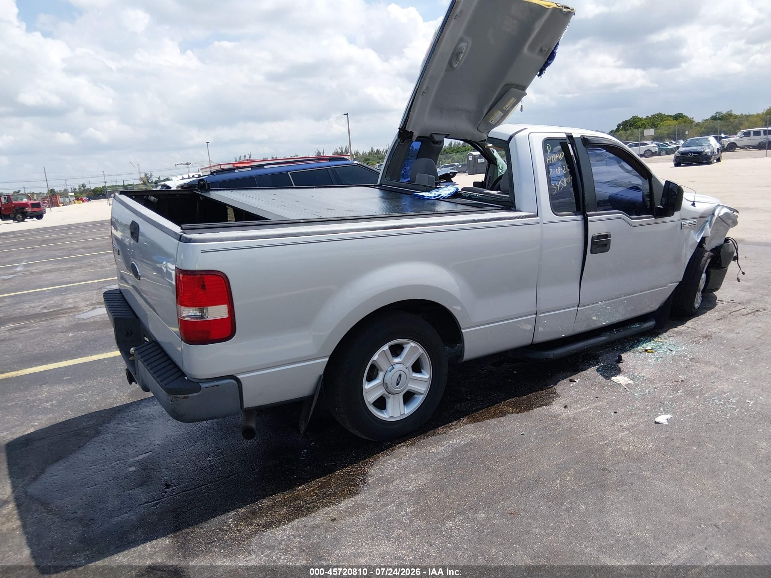 2005 Ford F-150 Stx/xl/xlt Gray vin: 1FTRF12205NB98325