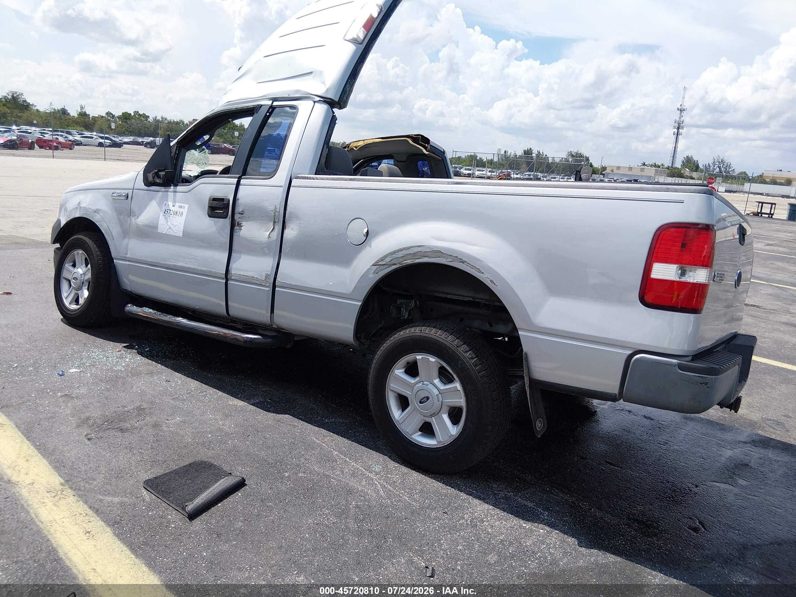 2005 Ford F-150 Stx/xl/xlt Gray vin: 1FTRF12205NB98325