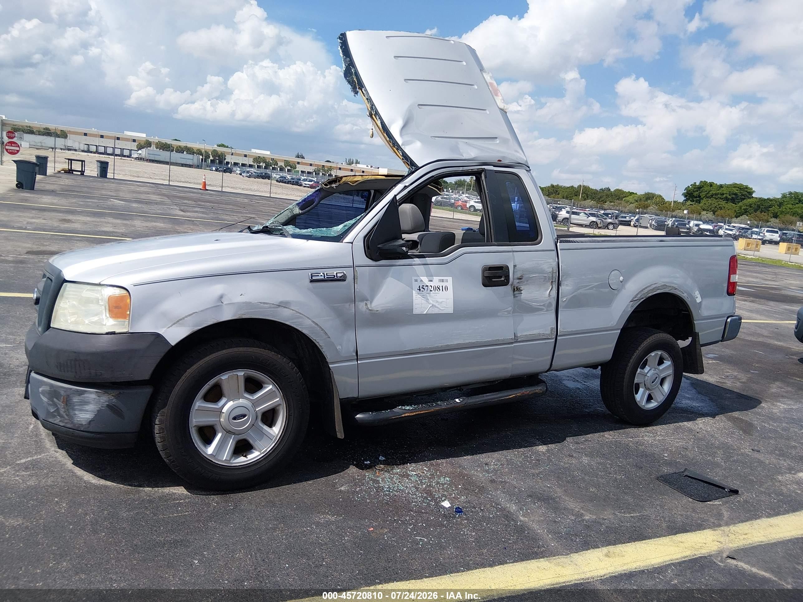 2005 Ford F-150 Stx/xl/xlt Gray vin: 1FTRF12205NB98325