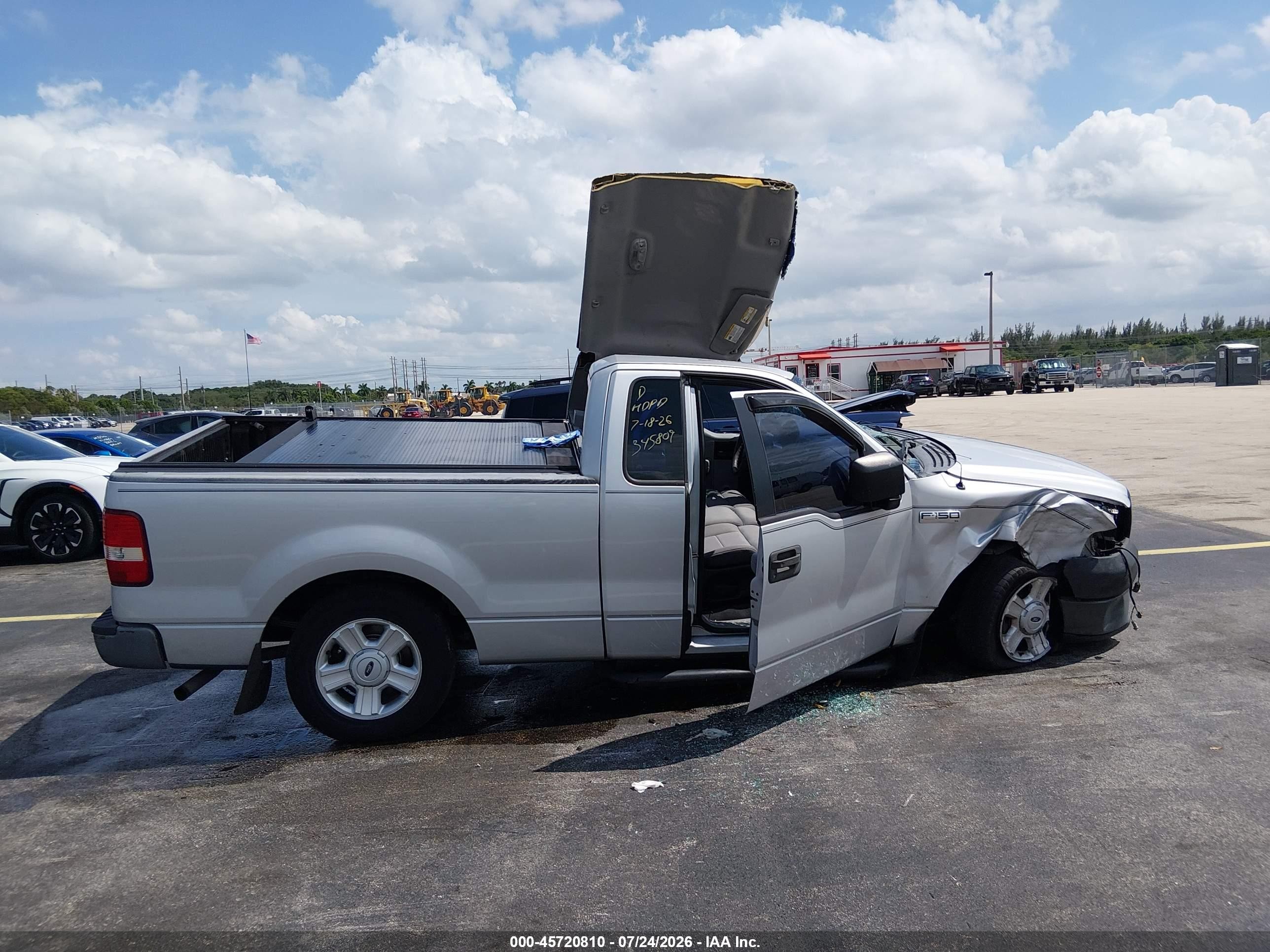 2005 Ford F-150 Stx/xl/xlt Gray vin: 1FTRF12205NB98325