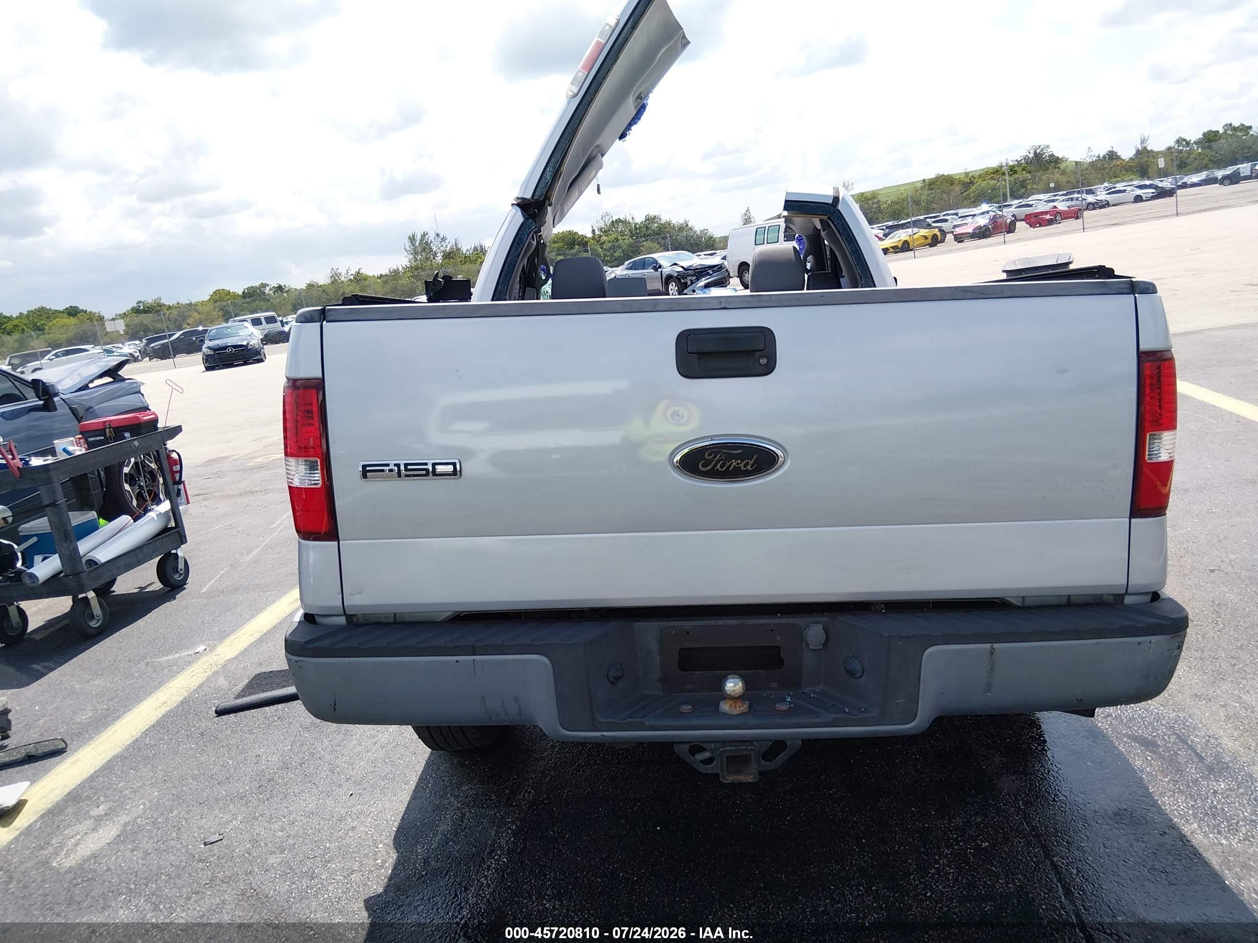 2005 Ford F-150 Stx/xl/xlt Gray vin: 1FTRF12205NB98325