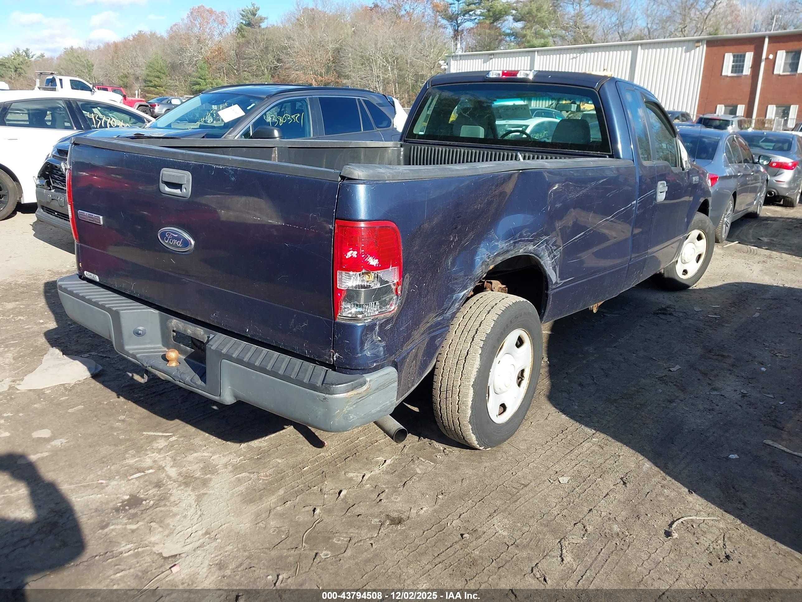 2005 Ford F-150 Stx/xl/xlt Blue vin: 1FTRF12205NB99815
