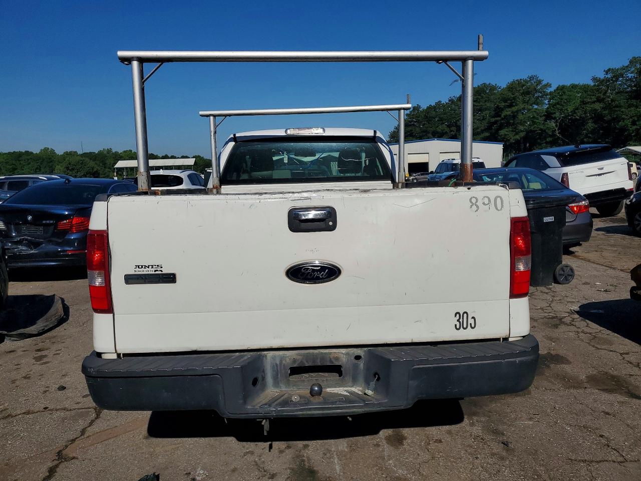 2005 Ford F150 White vin: 1FTRF12205NC09890