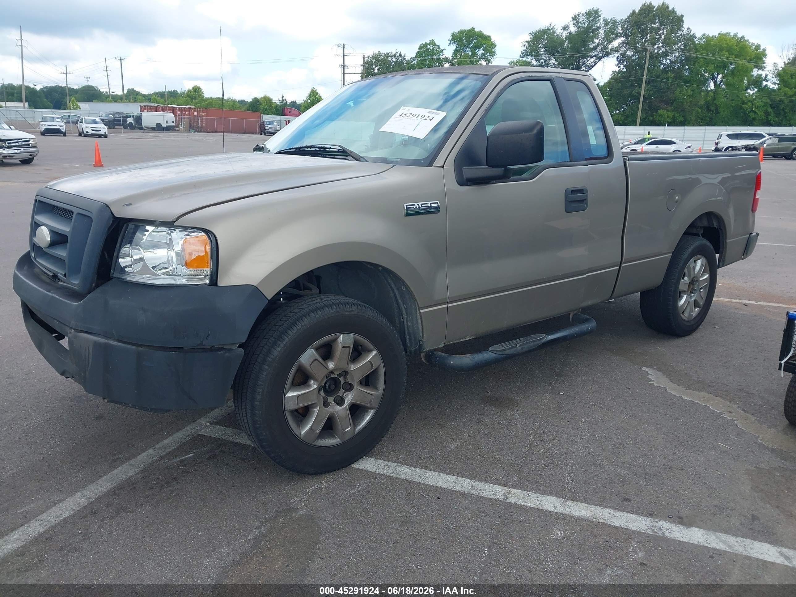 2006 Ford F-150 Stx/xl/xlt Коричневый vin: 1FTRF12206NB80327
