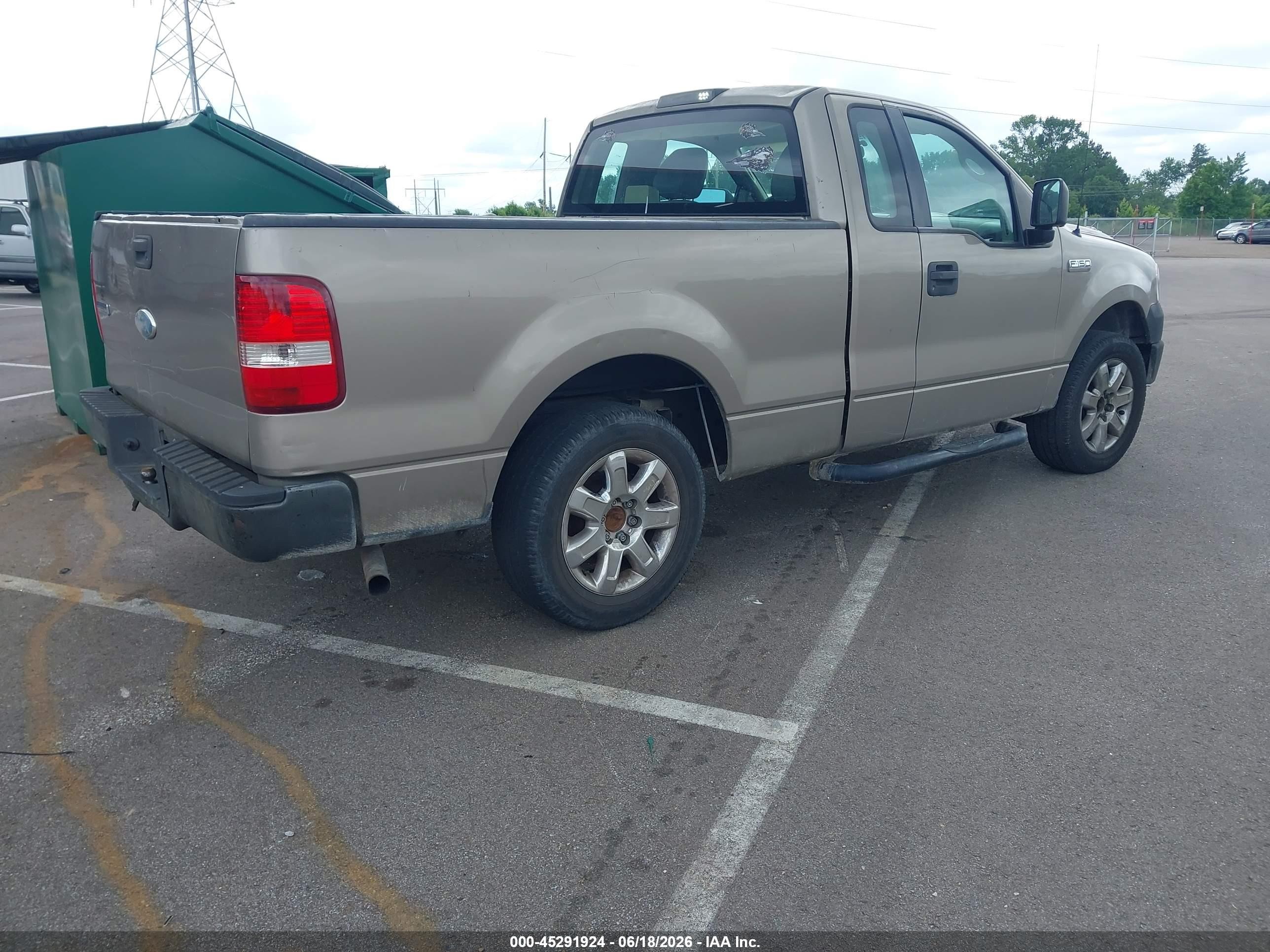 2006 Ford F-150 Stx/xl/xlt Коричневый vin: 1FTRF12206NB80327
