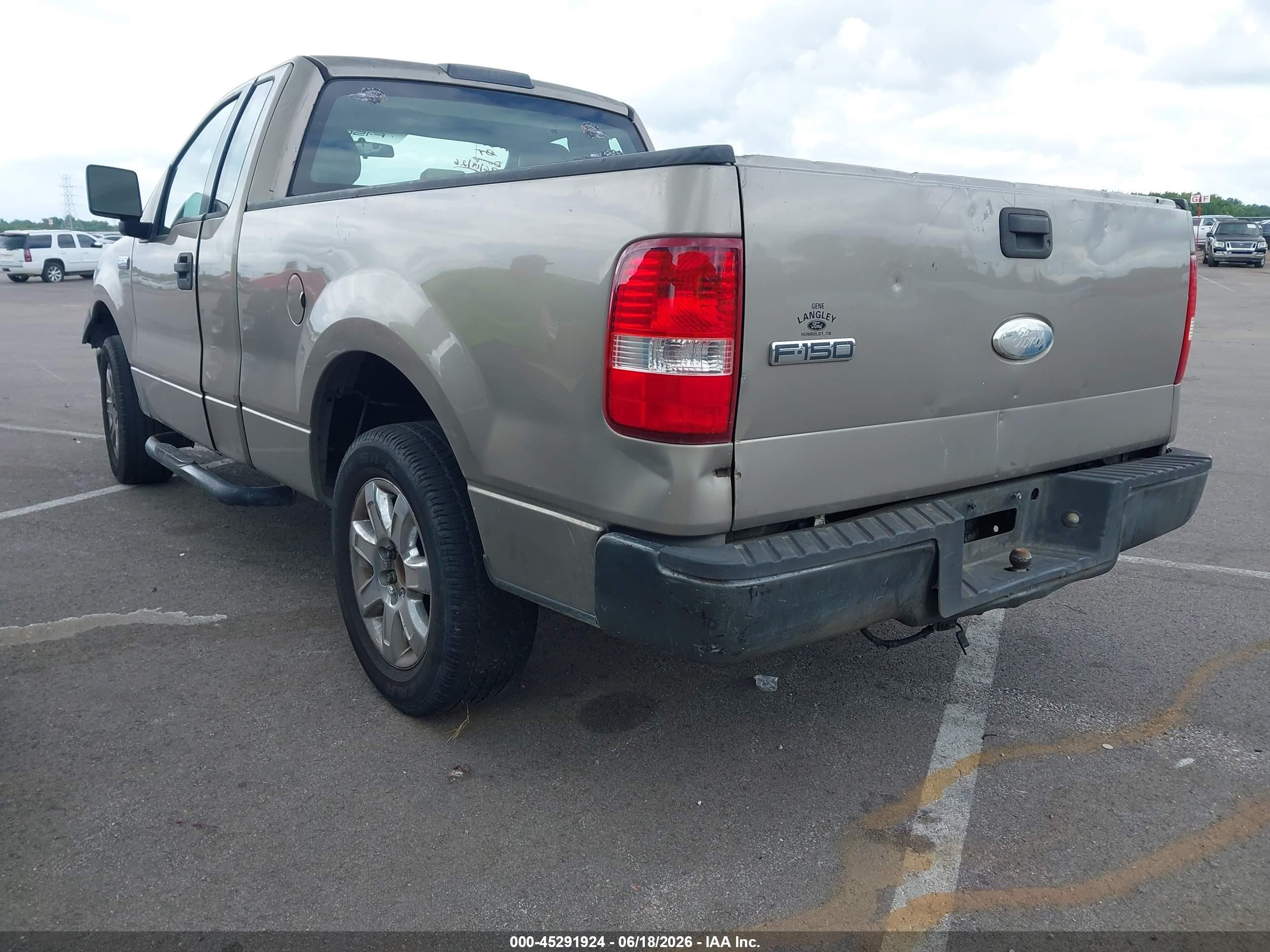 2006 Ford F-150 Stx/xl/xlt Коричневый vin: 1FTRF12206NB80327