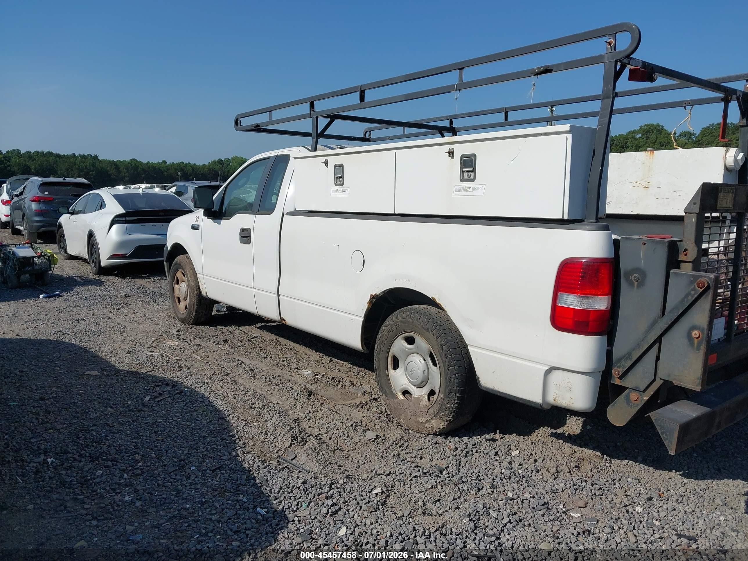 2007 Ford F-150 Stx/xl/xlt White vin: 1FTRF12207KD61737