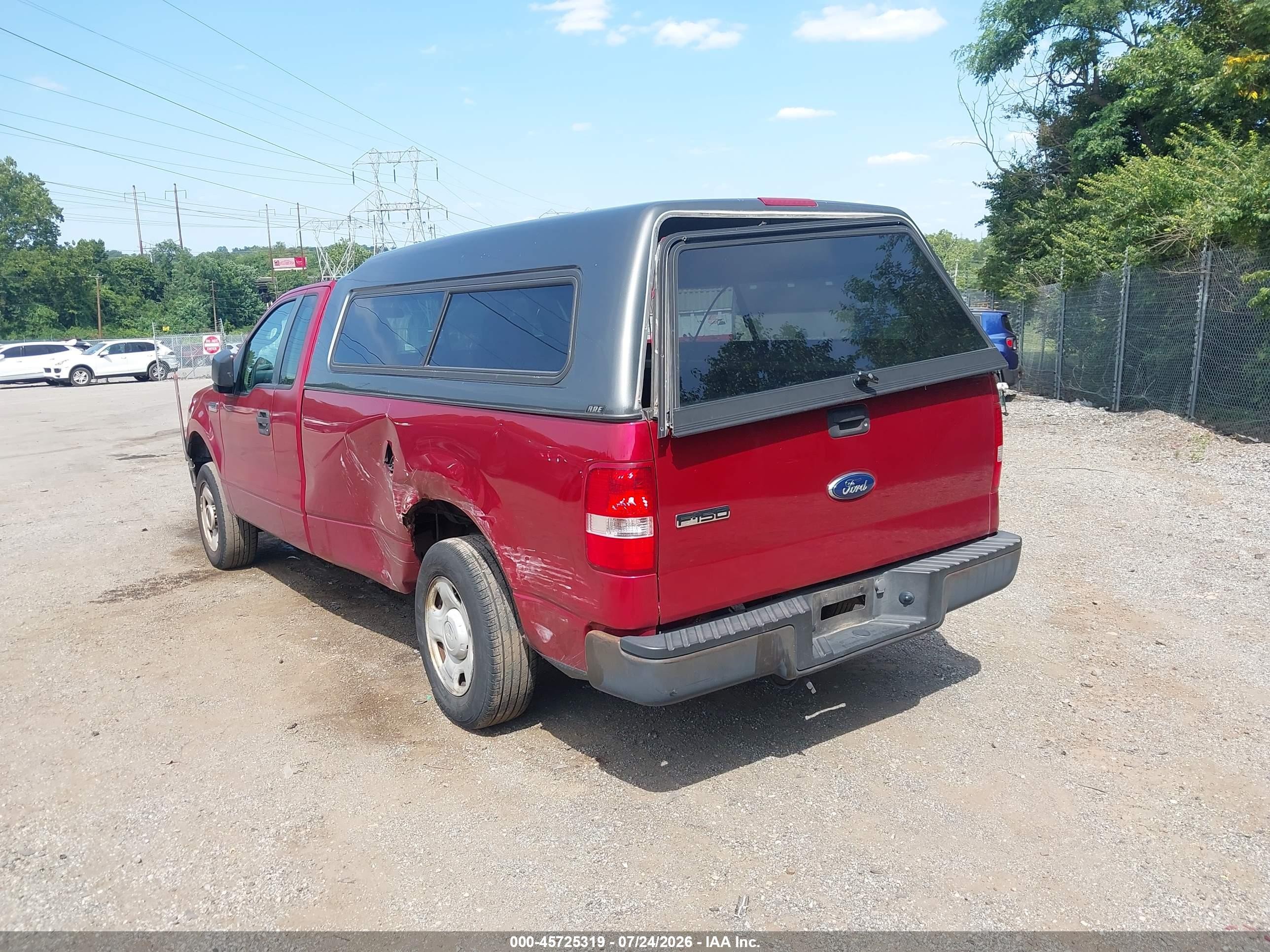 2007 Ford F-150 Stx/xl/xlt Red vin: 1FTRF12207NA36679