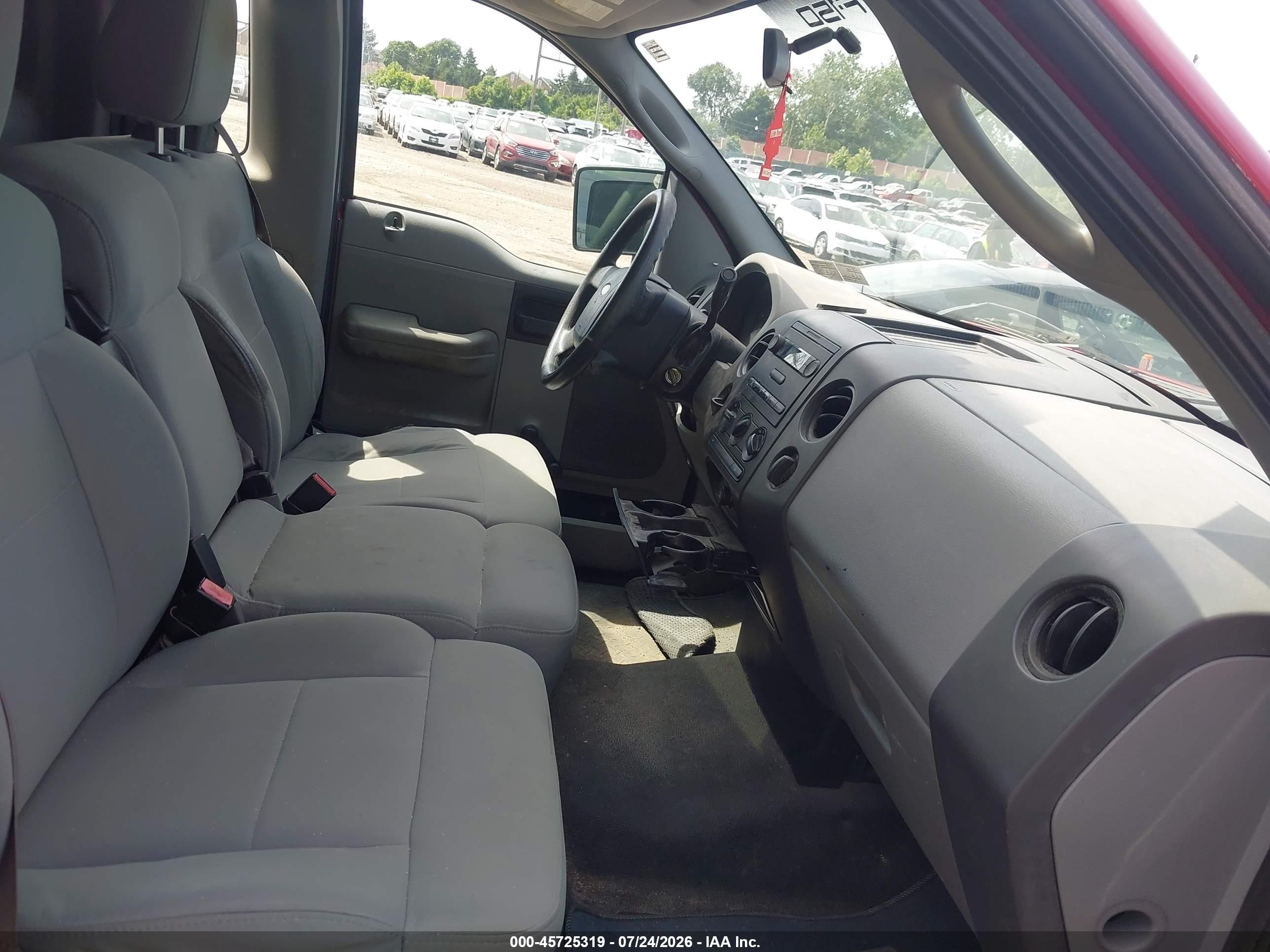 2007 Ford F-150 Stx/xl/xlt Red vin: 1FTRF12207NA36679