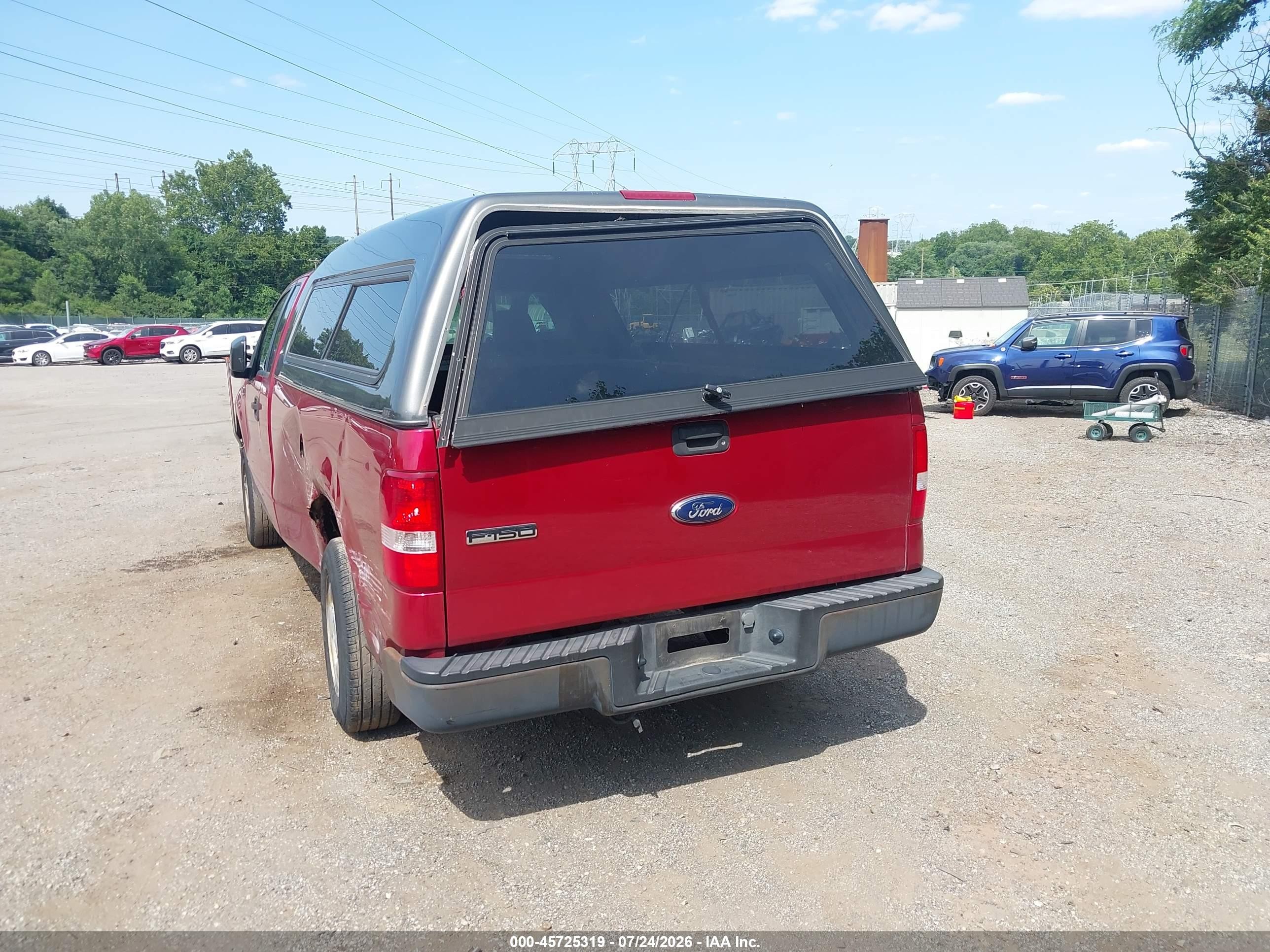 2007 Ford F-150 Stx/xl/xlt Red vin: 1FTRF12207NA36679