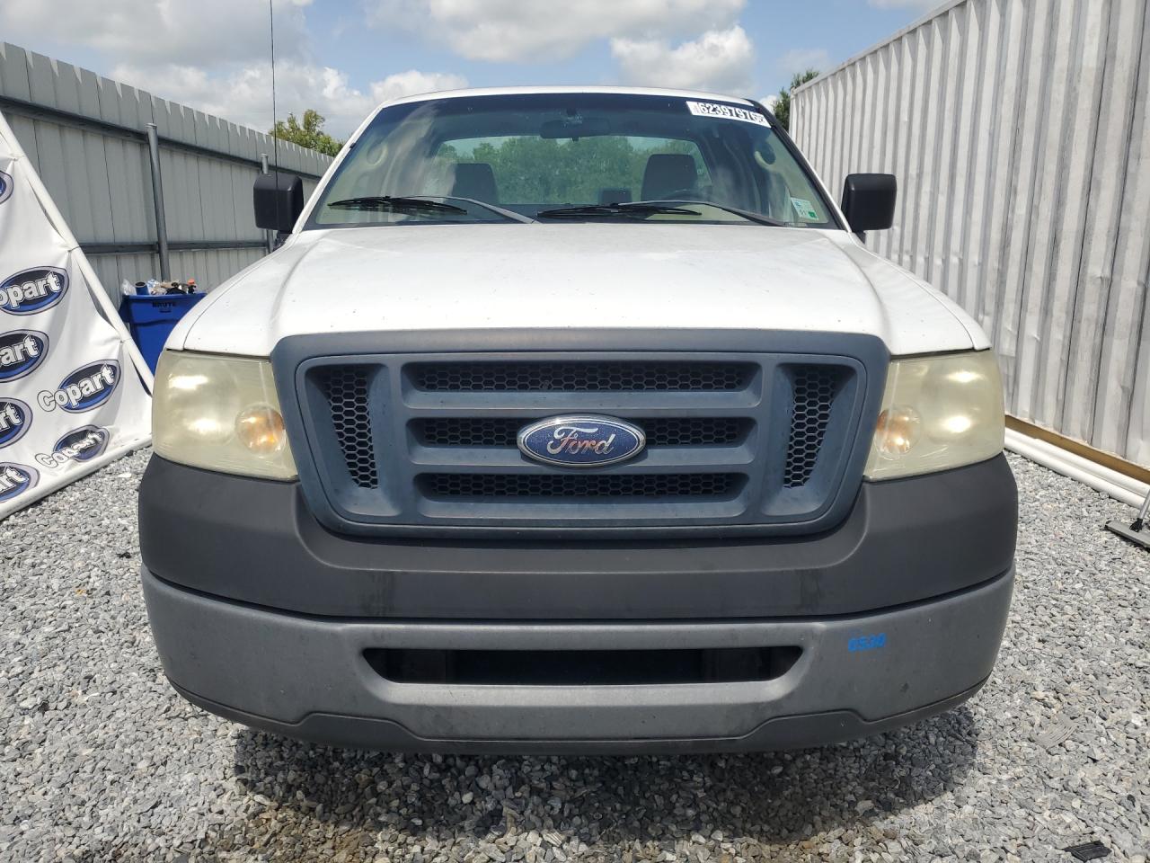 2008 Ford F150 Xl Белый vin: 1FTRF12208KB80638 Damage: Left Head Lamp, Faded, Repair Required