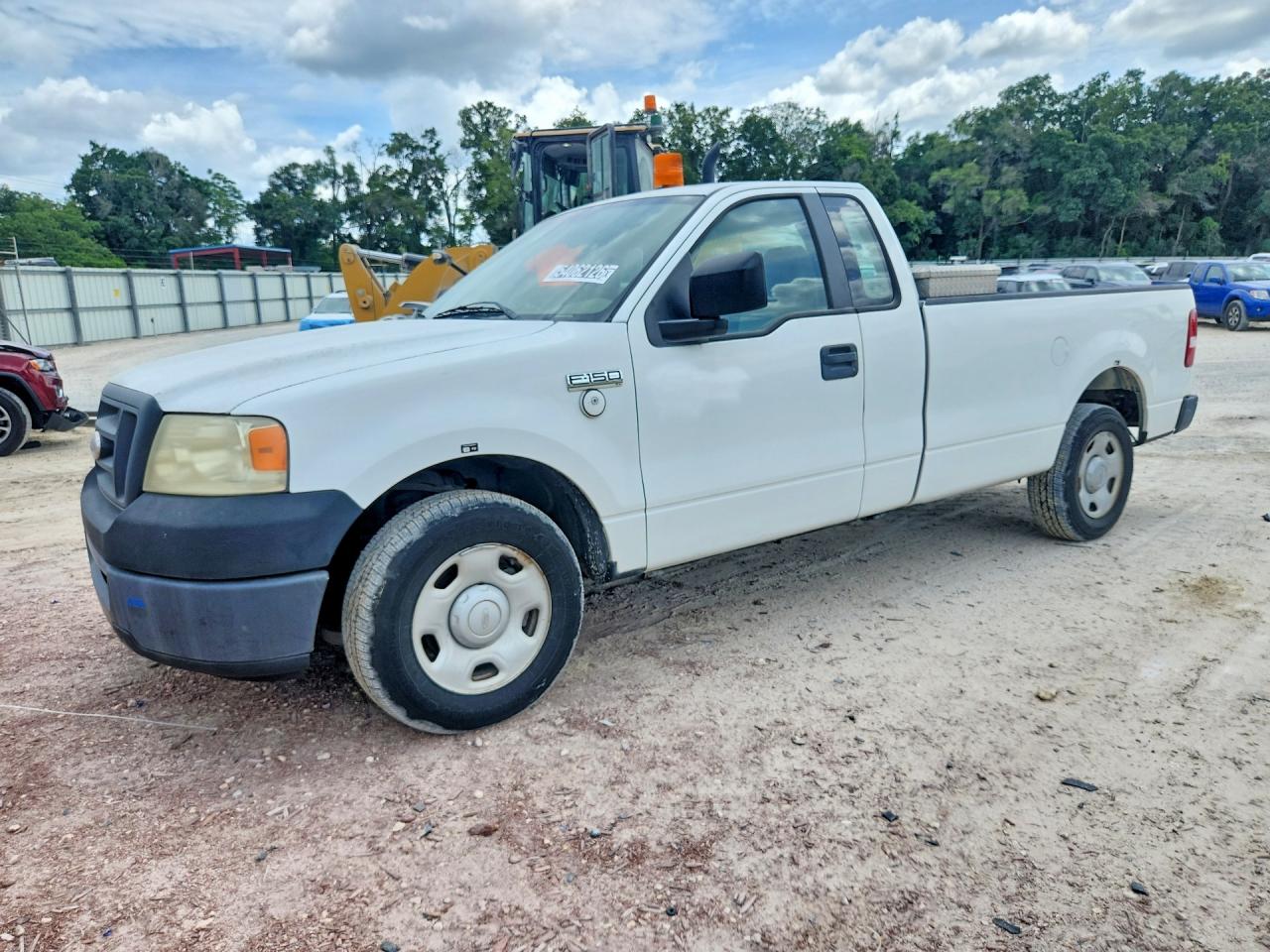 2008 Ford F150 White vin: 1FTRF12208KC88032
