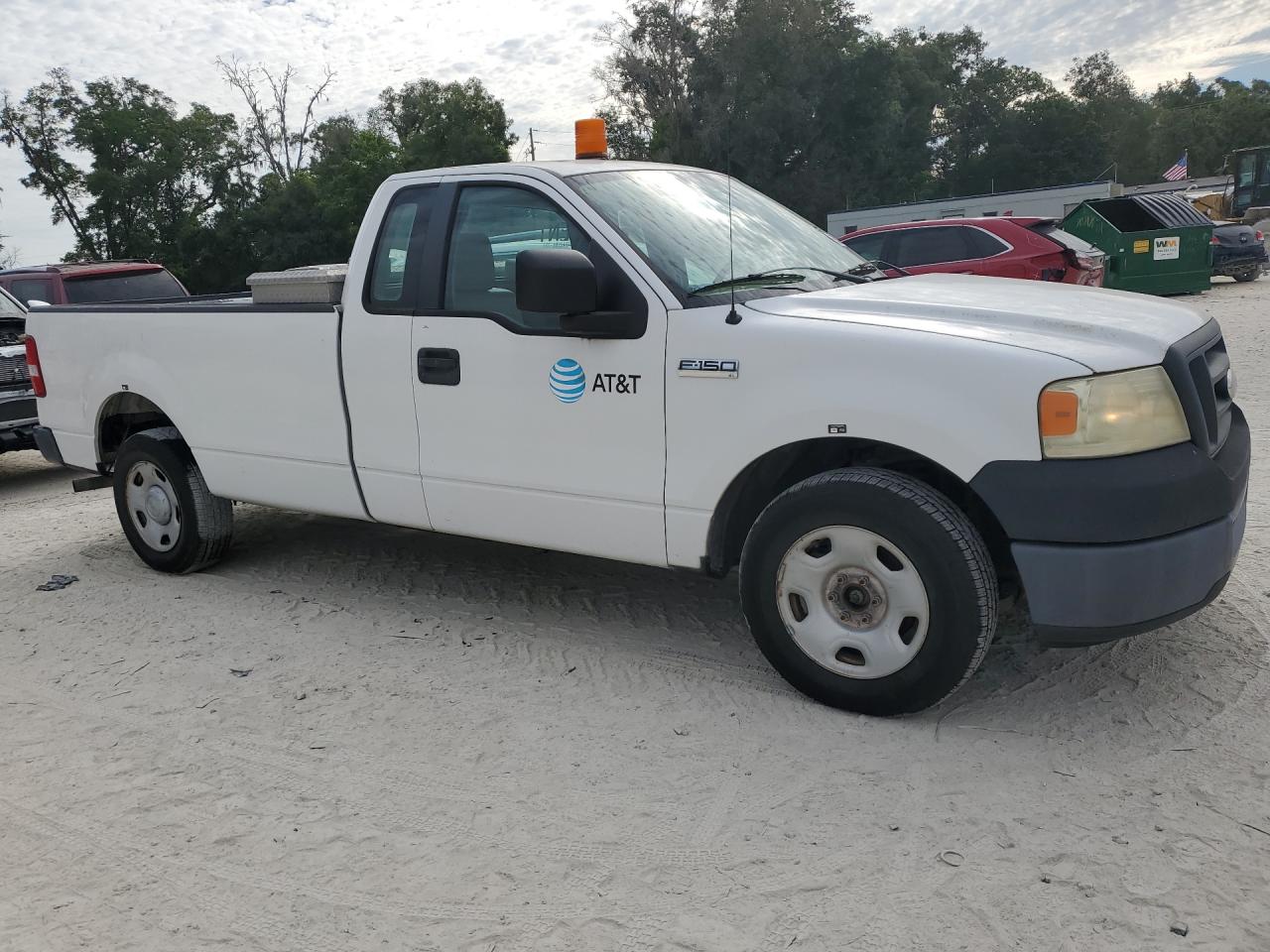 2008 Ford F150 White vin: 1FTRF12208KC88032 Damage: Overall Vehicle, De-Identify, Removal Required