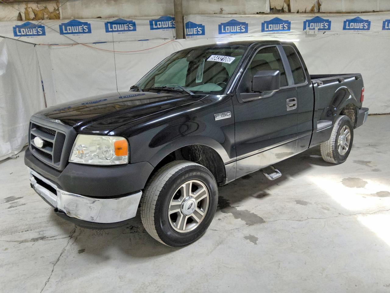 2008 Ford F150 Black vin: 1FTRF12208KD24074