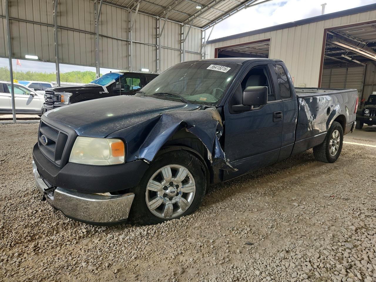 2005 Ford F150 Blue vin: 1FTRF12215NB28140