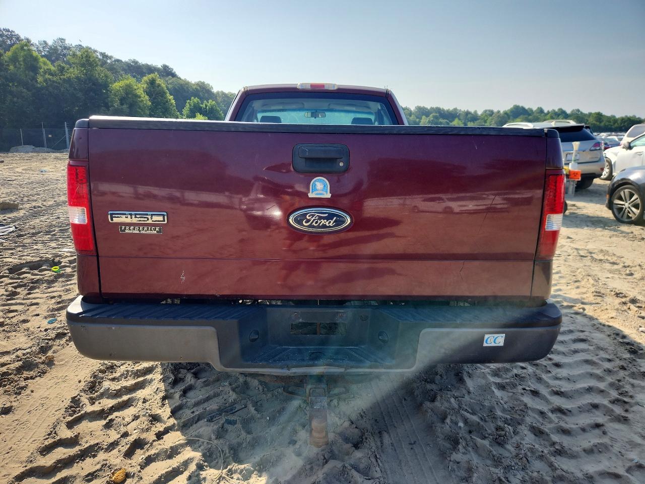 2005 Ford F-150 Fx4 Supercab 1 Burgundy vin: 1FTRF12215NB33807