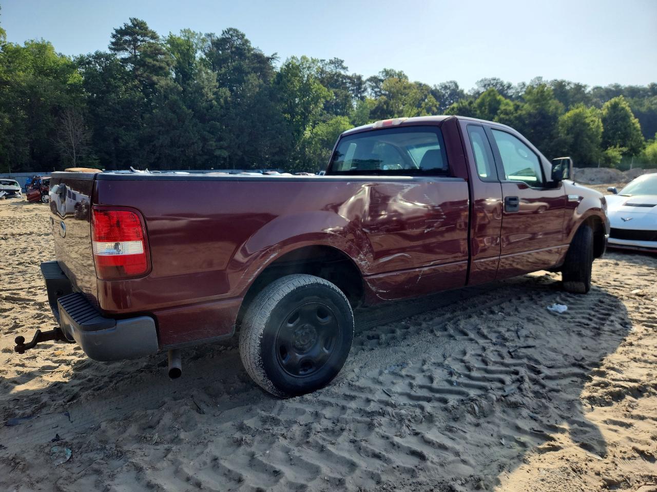 2005 Ford F-150 Fx4 Supercab 1 Burgundy vin: 1FTRF12215NB33807