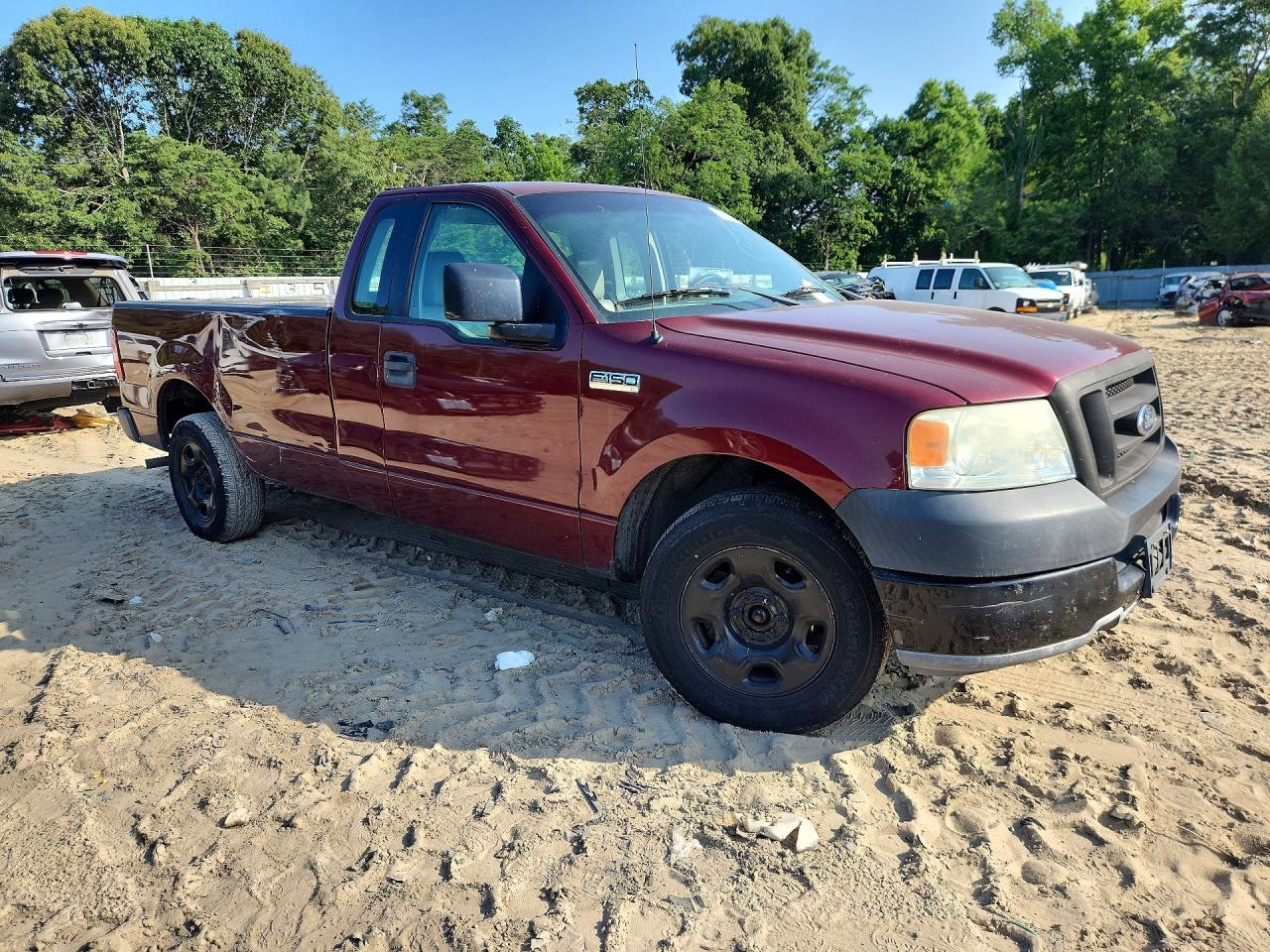 2005 Ford F-150 Fx4 Supercab 1 Burgundy vin: 1FTRF12215NB33807
