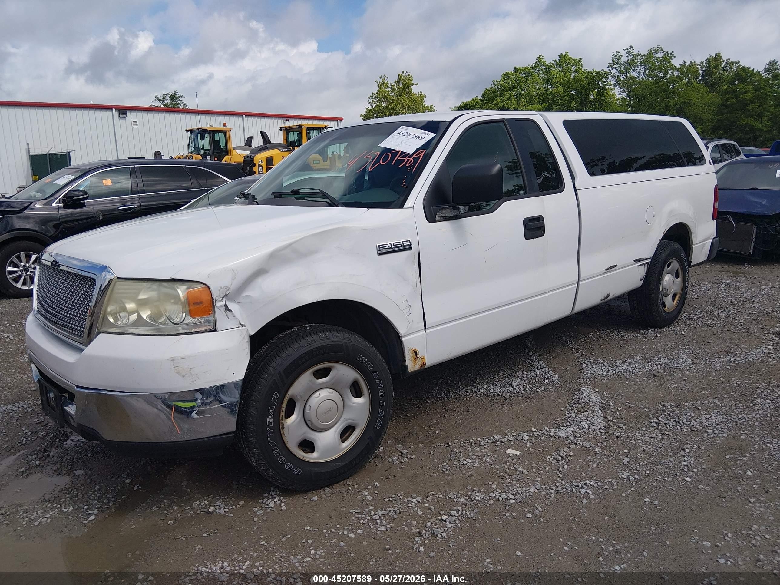 2006 Ford F-150 Stx/xl/xlt White vin: 1FTRF12216KB36919
