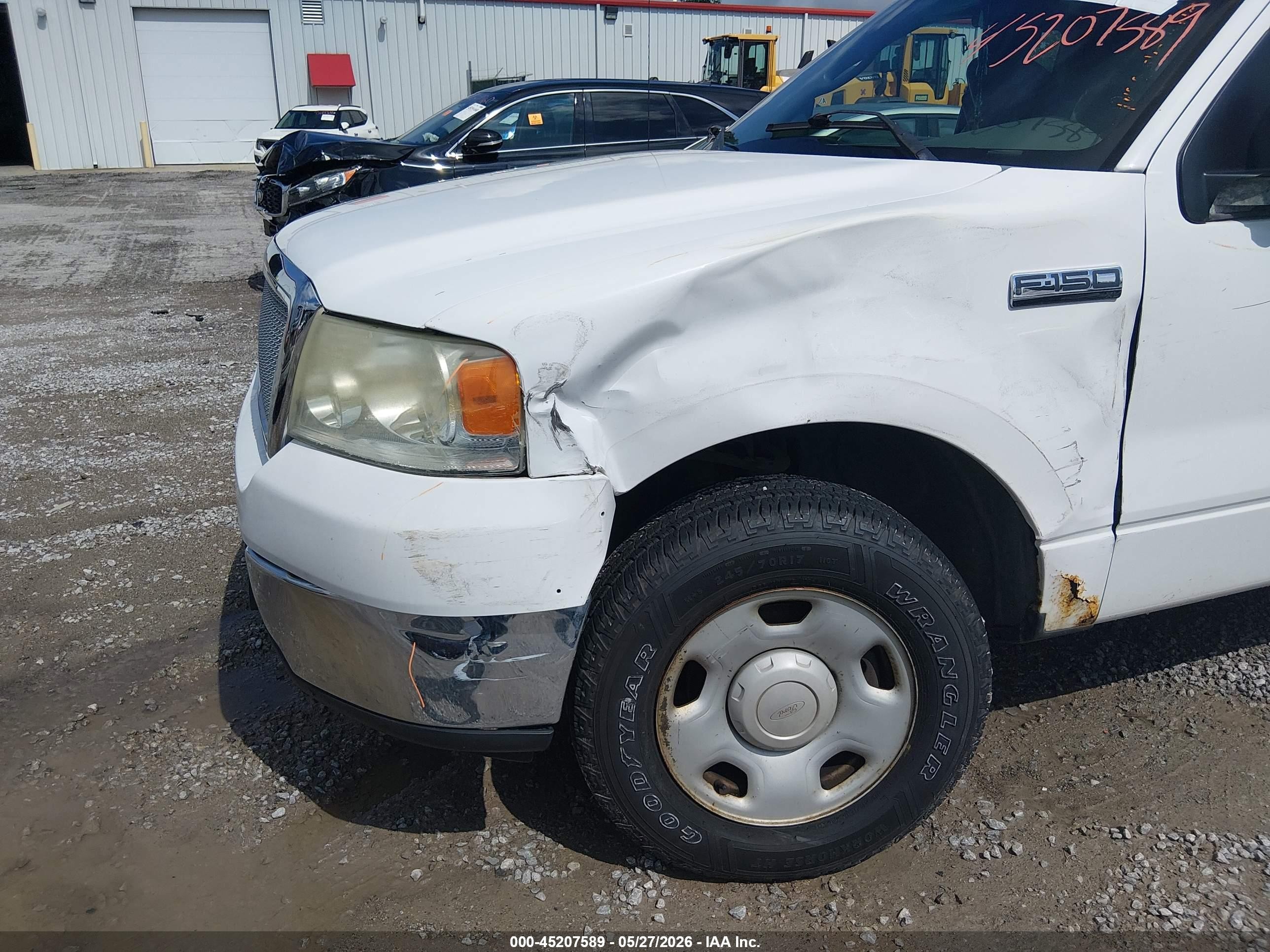 2006 Ford F-150 Stx/xl/xlt White vin: 1FTRF12216KB36919
