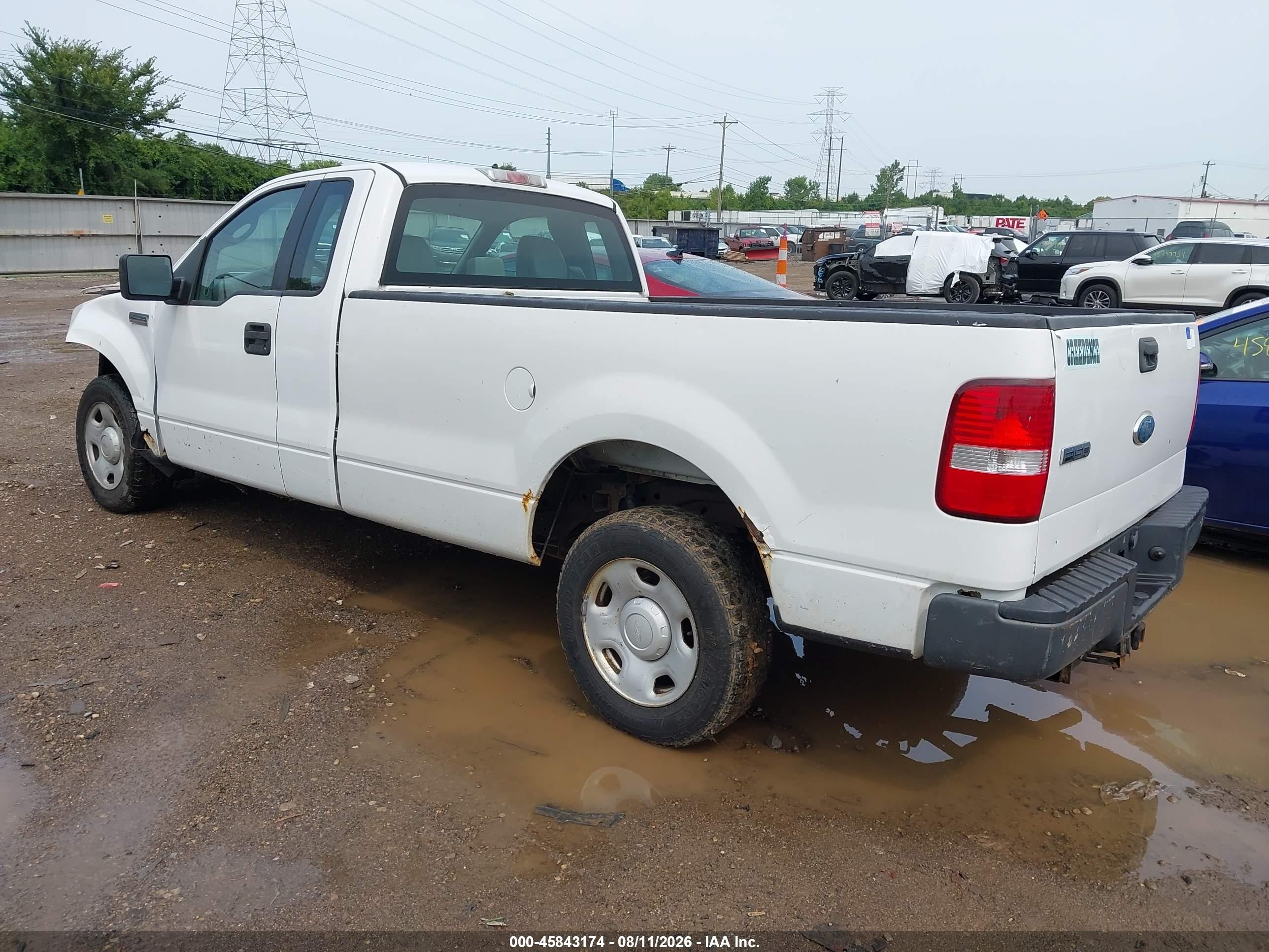 2006 Ford F-150 Stx/xl/xlt White vin: 1FTRF12216NB25997