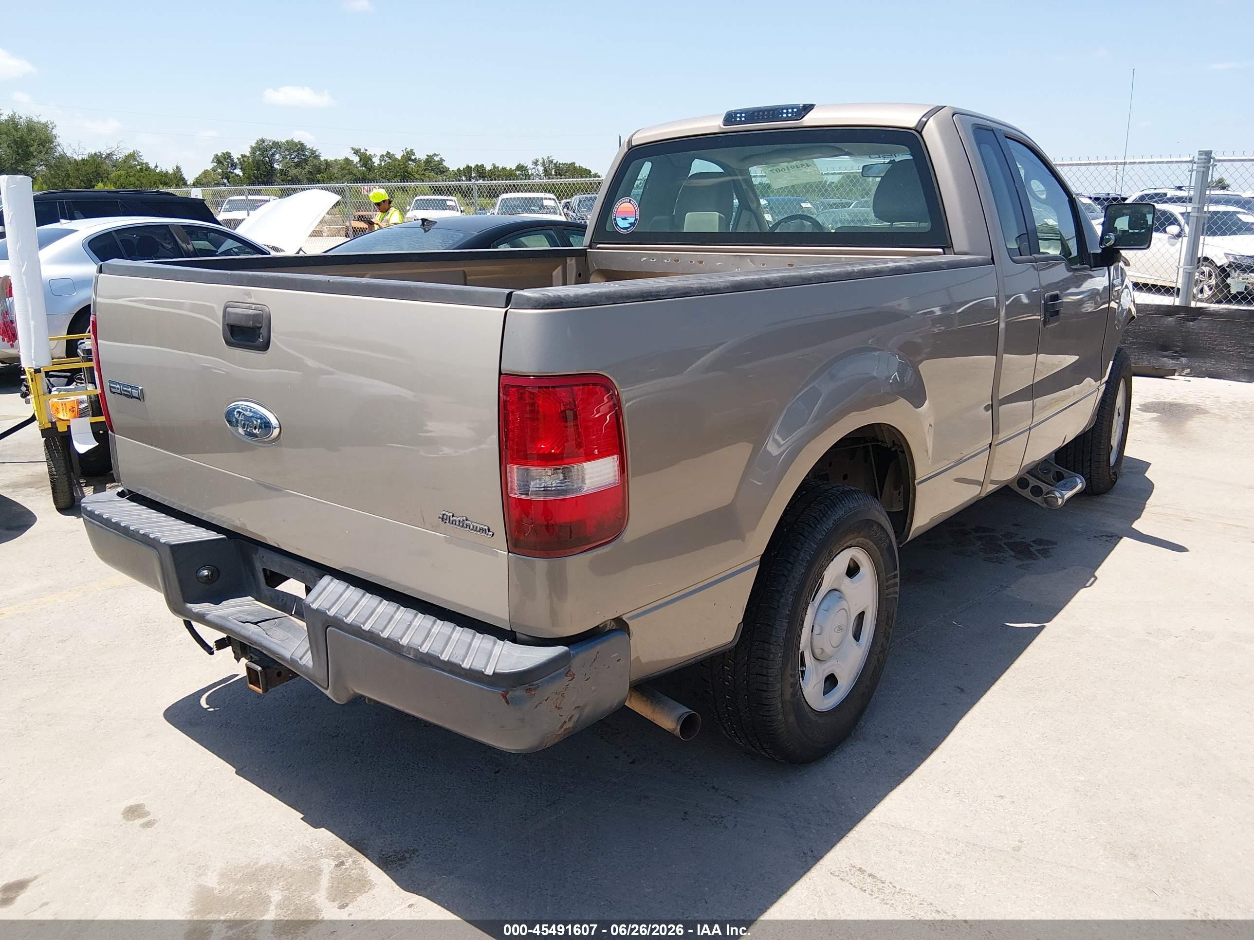 2006 Ford F-150 Stx/xl/xlt Tan vin: 1FTRF12216NB68171