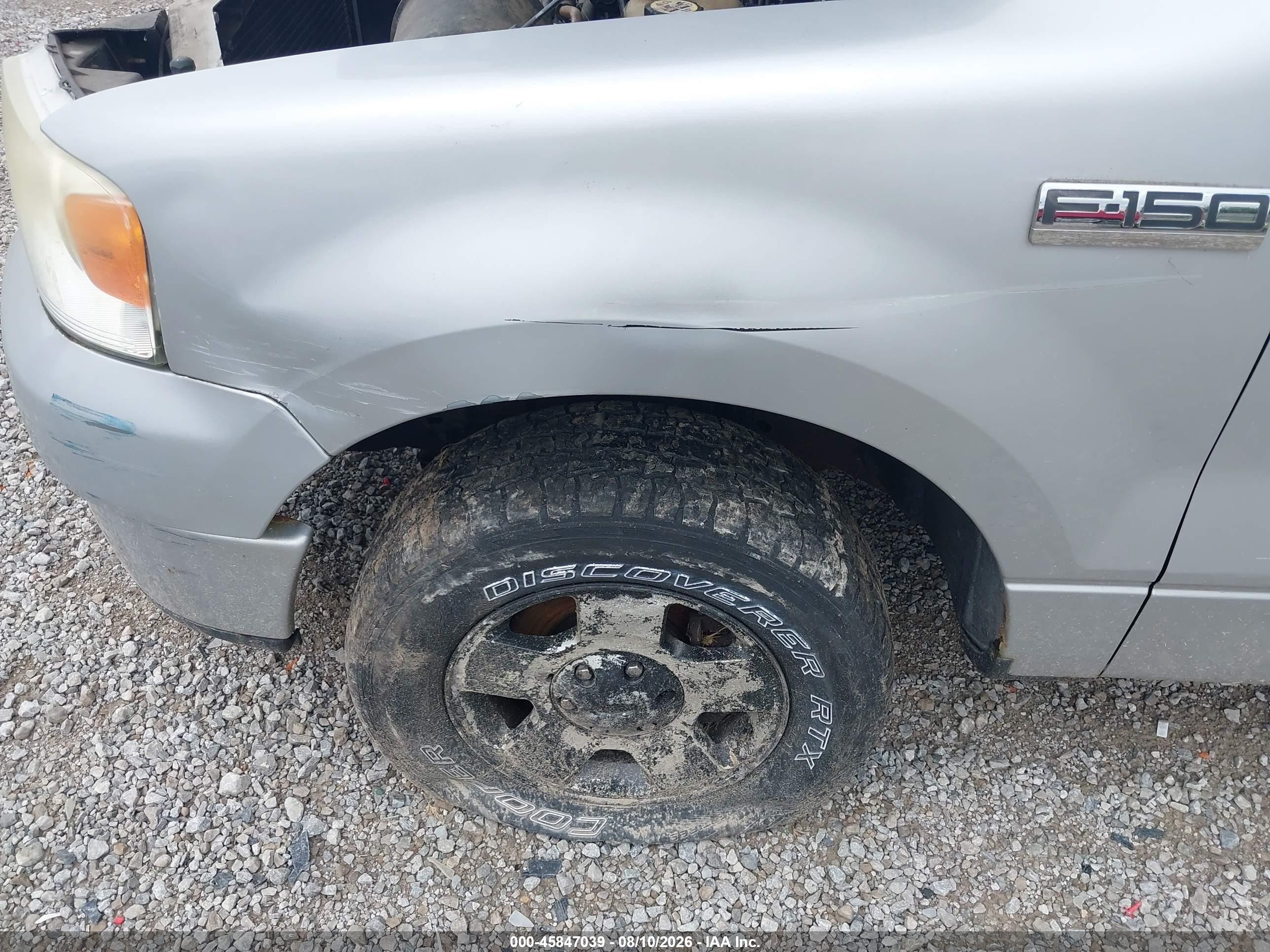 2007 Ford F-150 Stx/xl/xlt Silver vin: 1FTRF12217KB94076