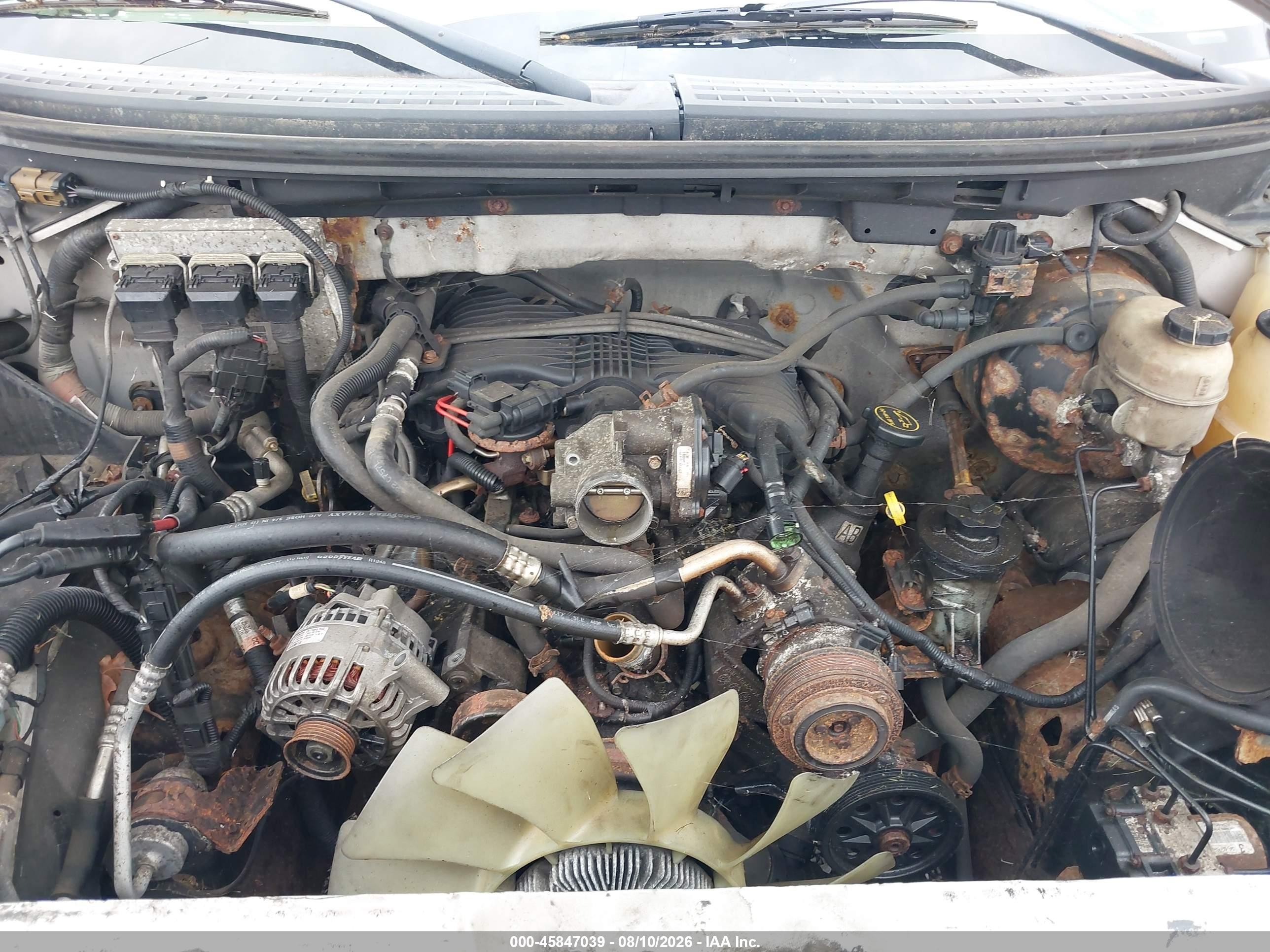 2007 Ford F-150 Stx/xl/xlt Silver vin: 1FTRF12217KB94076