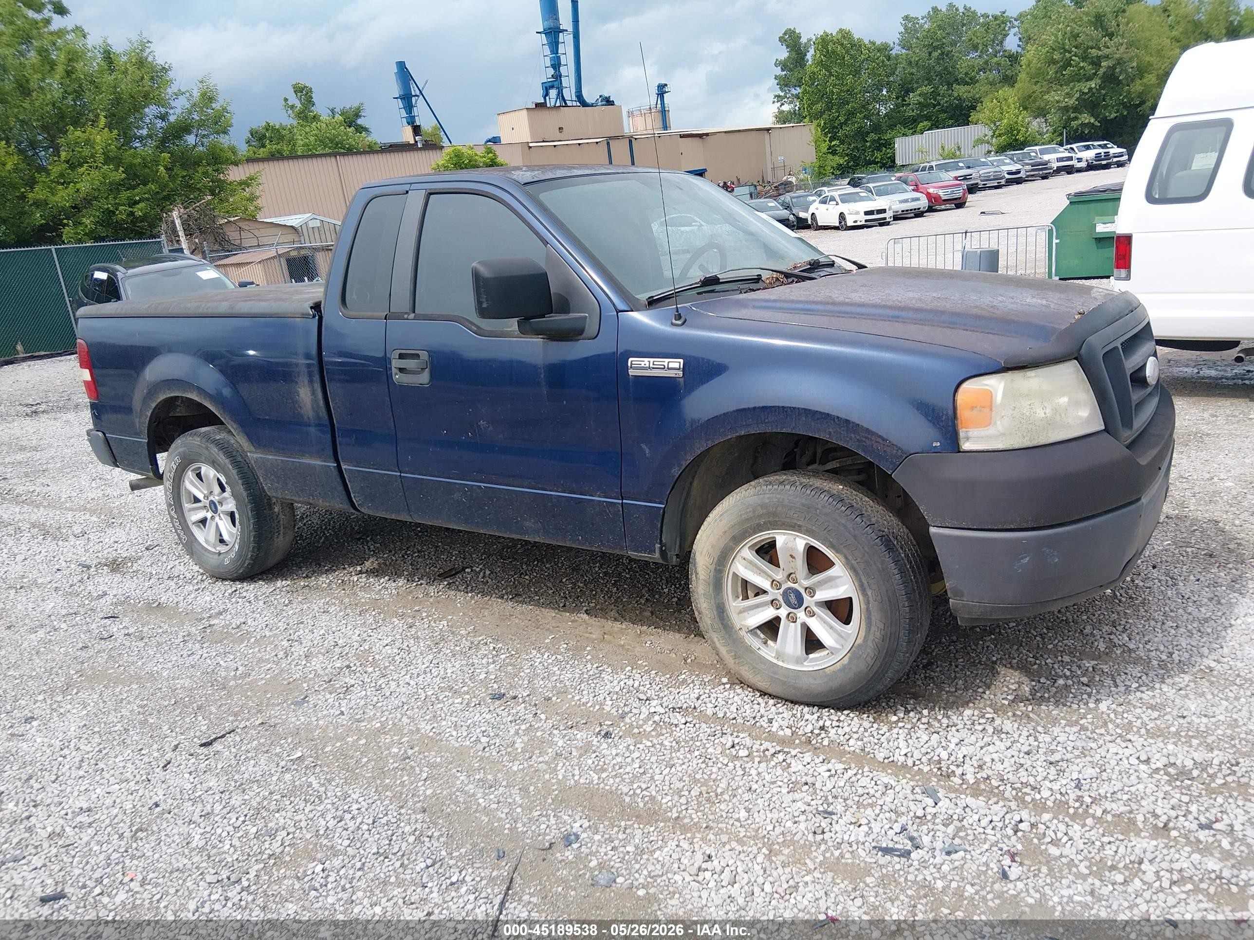 2007 Ford F-150 Stx/xl/xlt Синий vin: 1FTRF12217KD65652