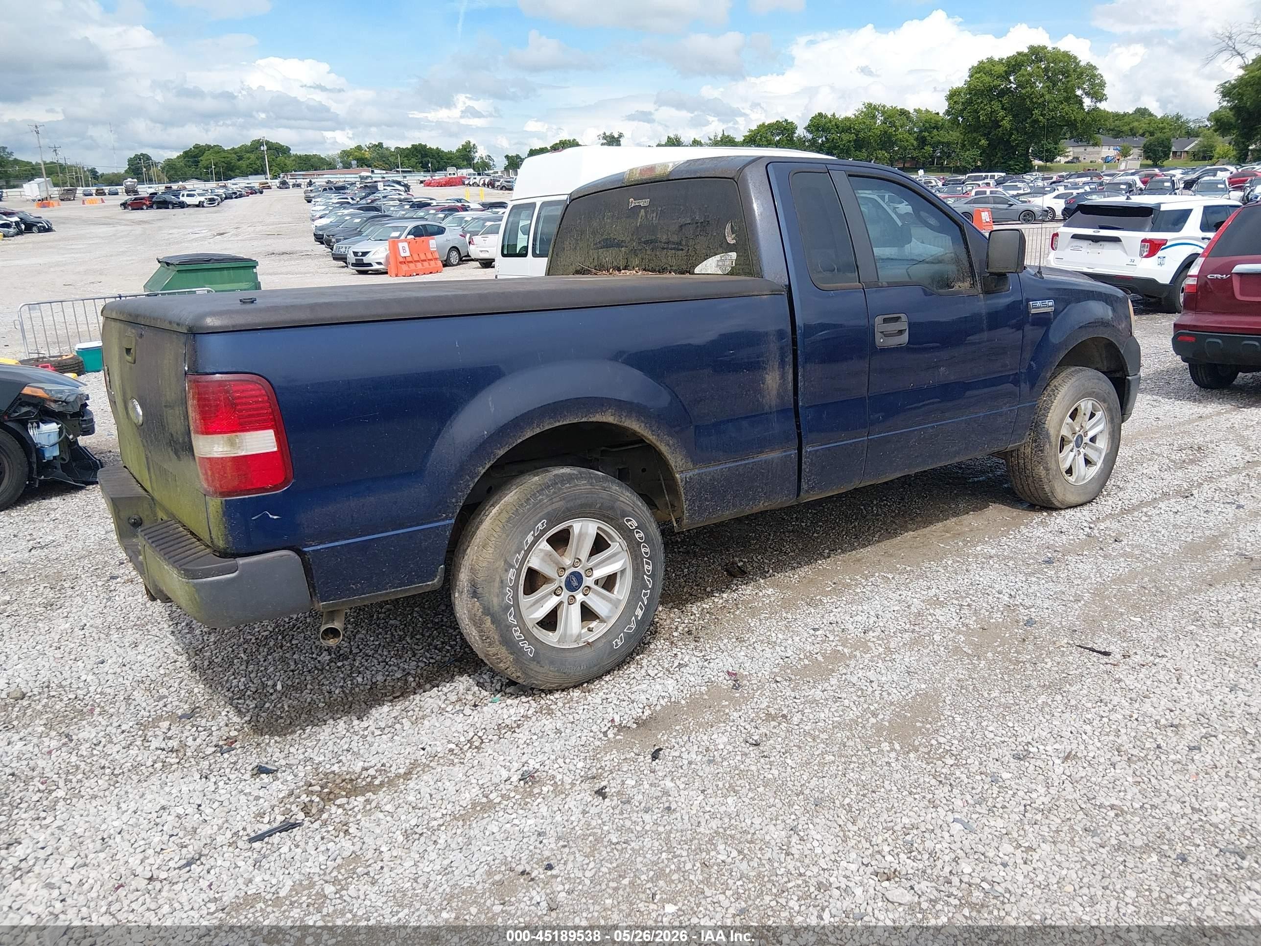 2007 Ford F-150 Stx/xl/xlt Синий vin: 1FTRF12217KD65652