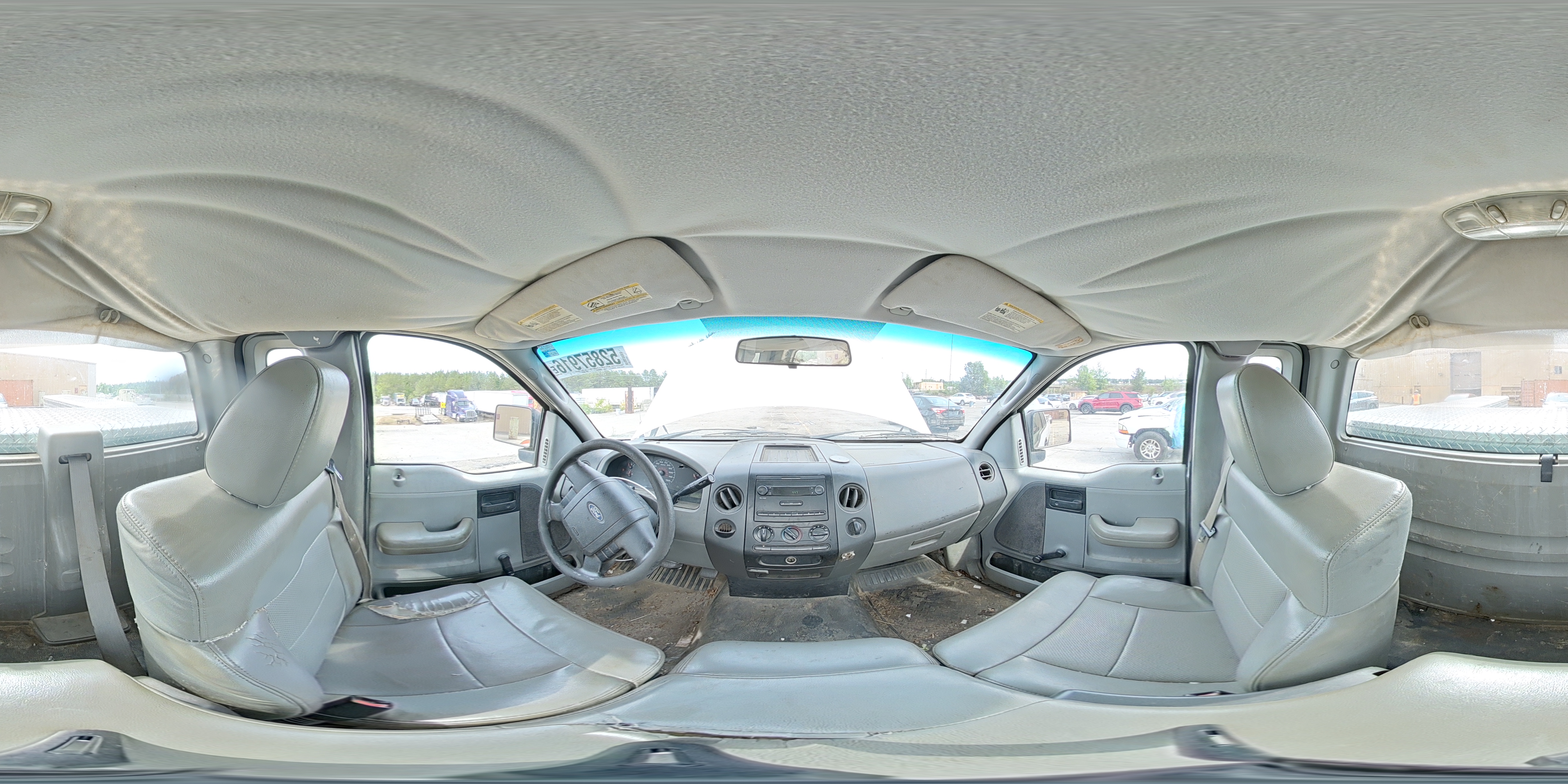 2007 Ford F150 Белый vin: 1FTRF12217NA60120