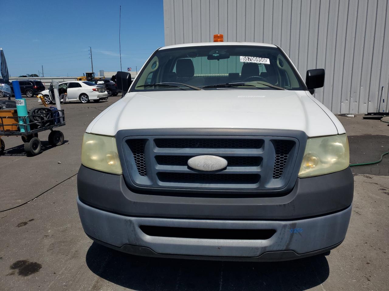 2008 Ford F150 Белый vin: 1FTRF12218KC11072 Damage: Left Head Lamp, Faded, Repair Required