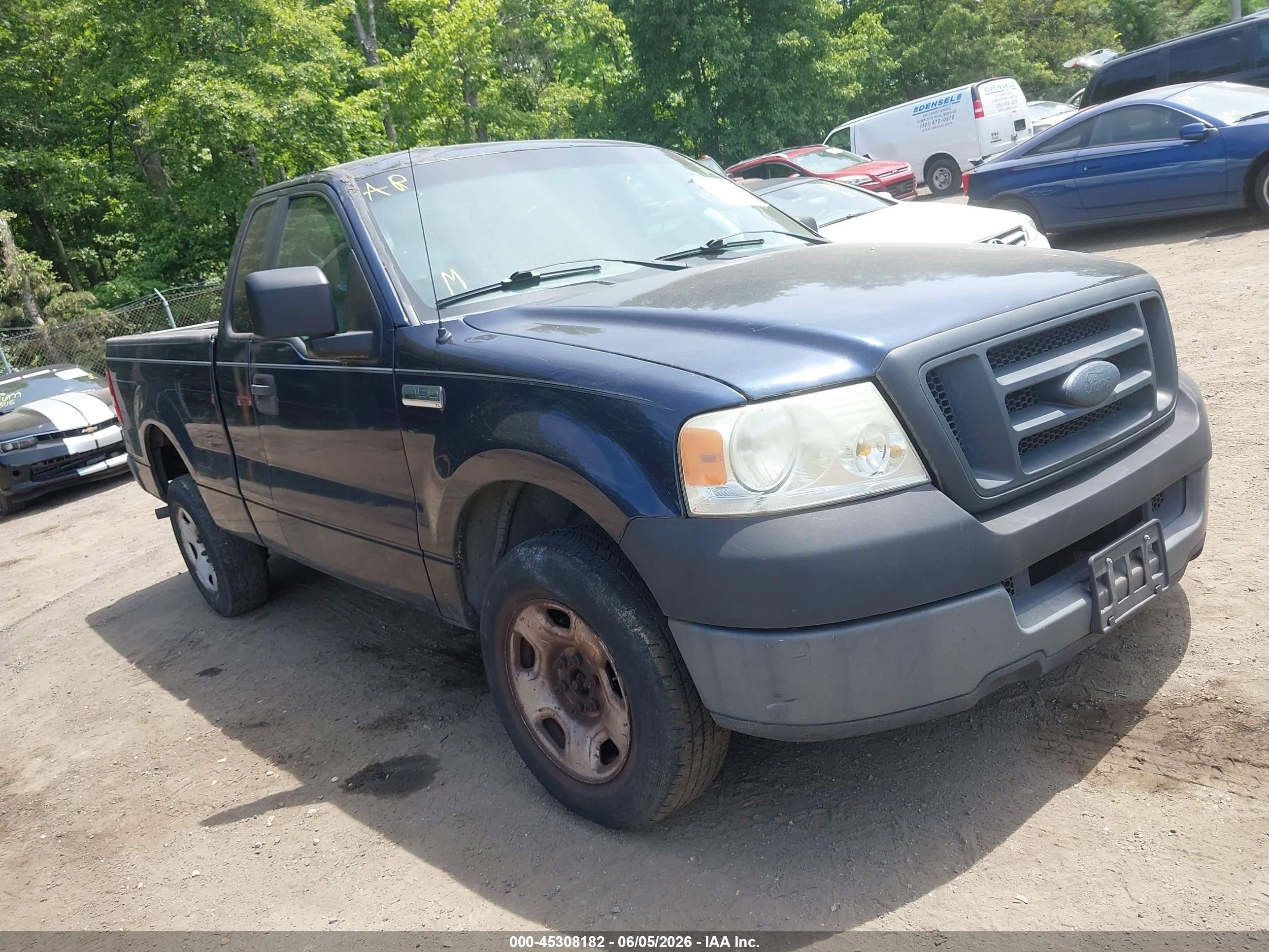 2005 Ford F-150 Stx/xl/xlt Blue vin: 1FTRF12225NB77508