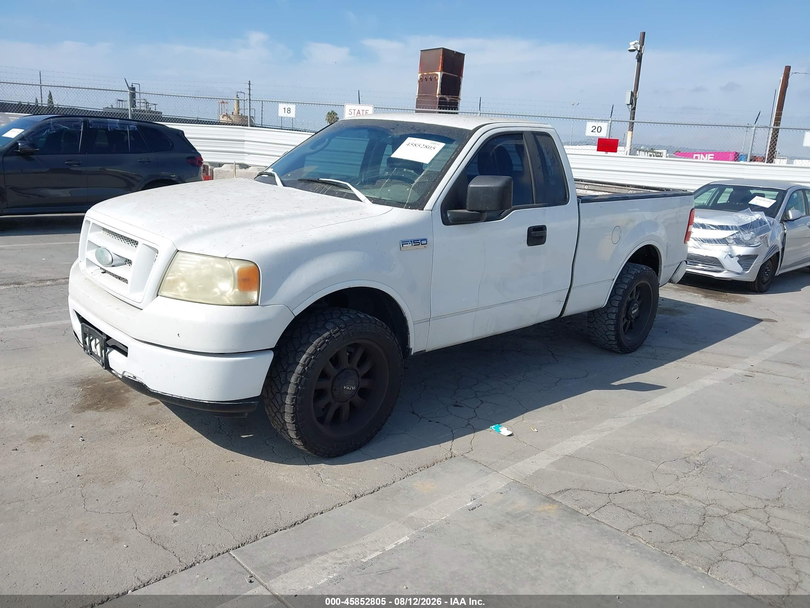2007 Ford F-150 Stx/xl/xlt White vin: 1FTRF12227KC91089