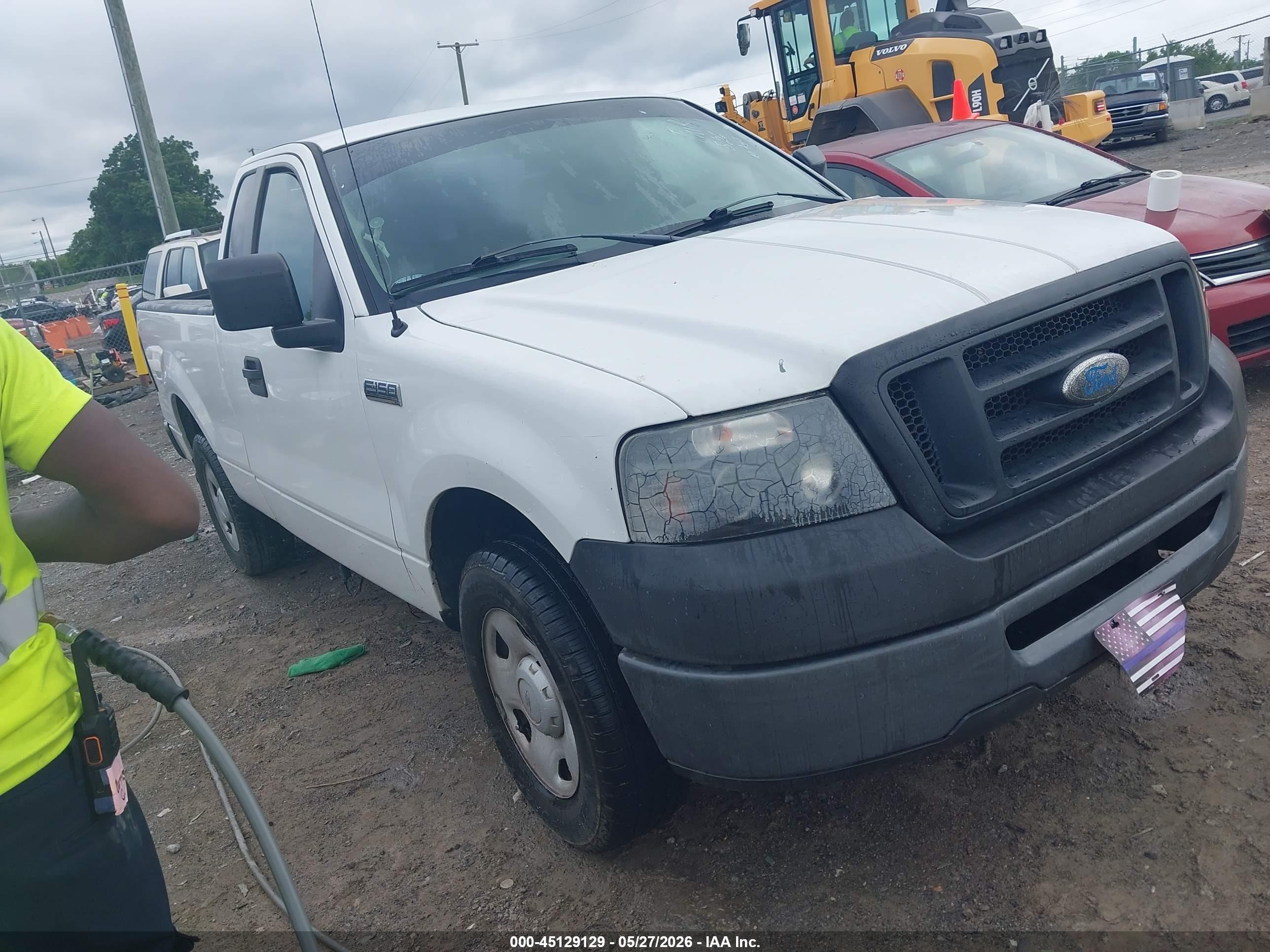 2007 Ford F-150 Stx/xl/xlt White vin: 1FTRF12227KD58516