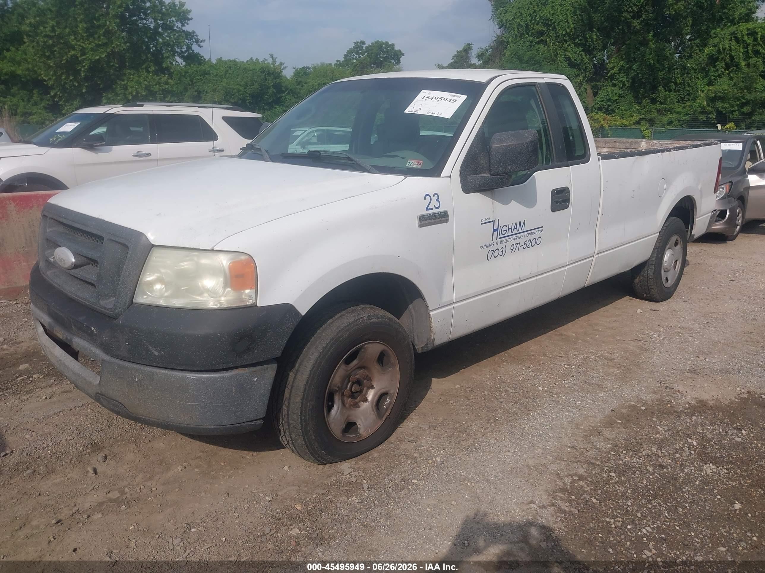 2007 Ford F-150 Stx/xl/xlt White vin: 1FTRF12227NA12707