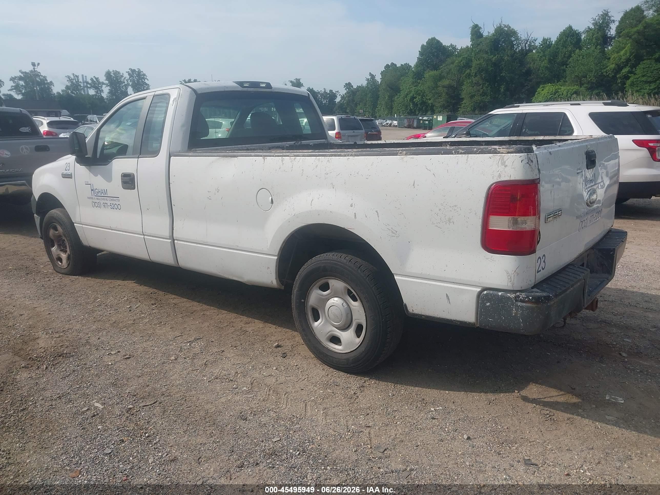 2007 Ford F-150 Stx/xl/xlt White vin: 1FTRF12227NA12707