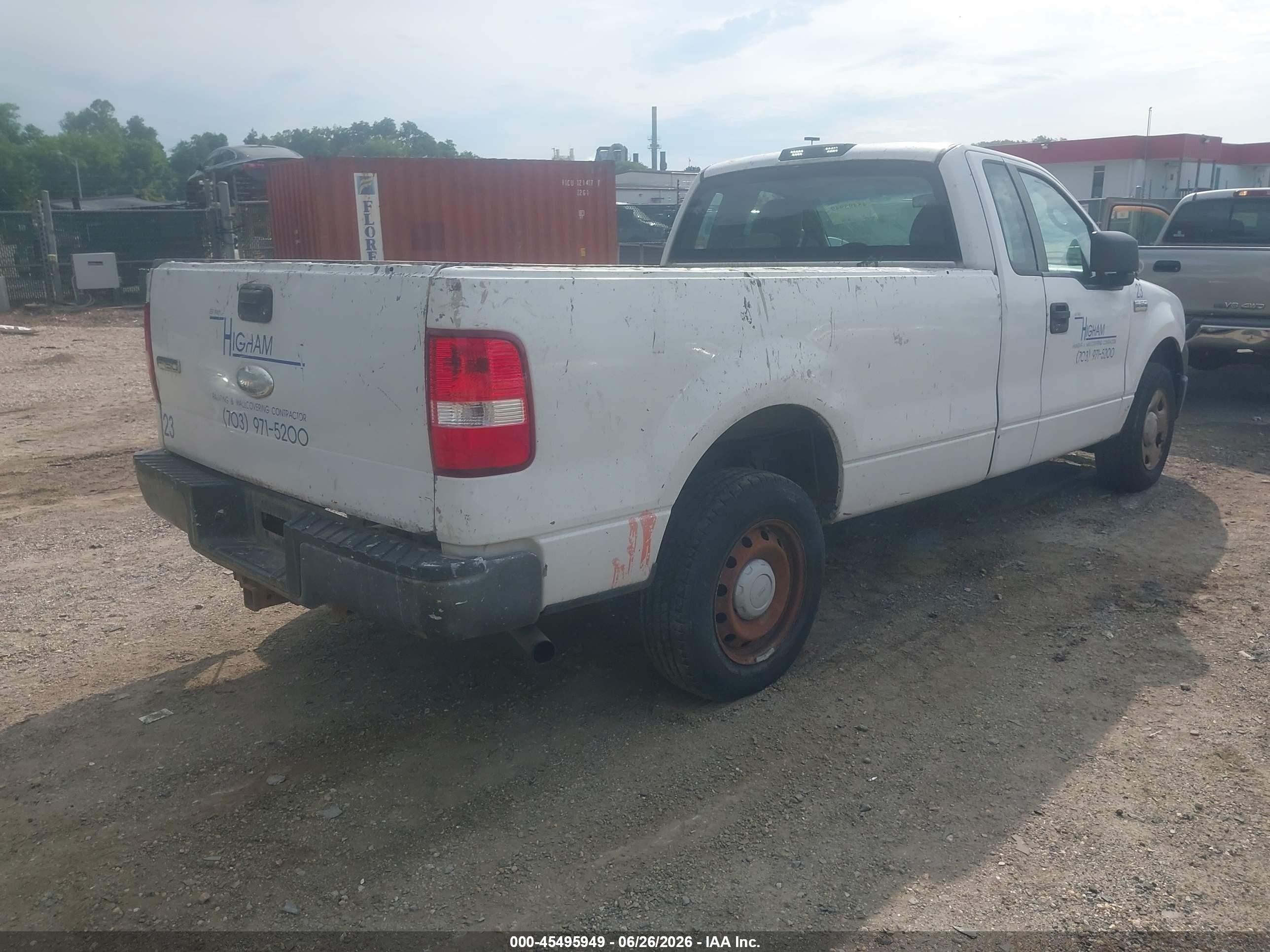 2007 Ford F-150 Stx/xl/xlt White vin: 1FTRF12227NA12707